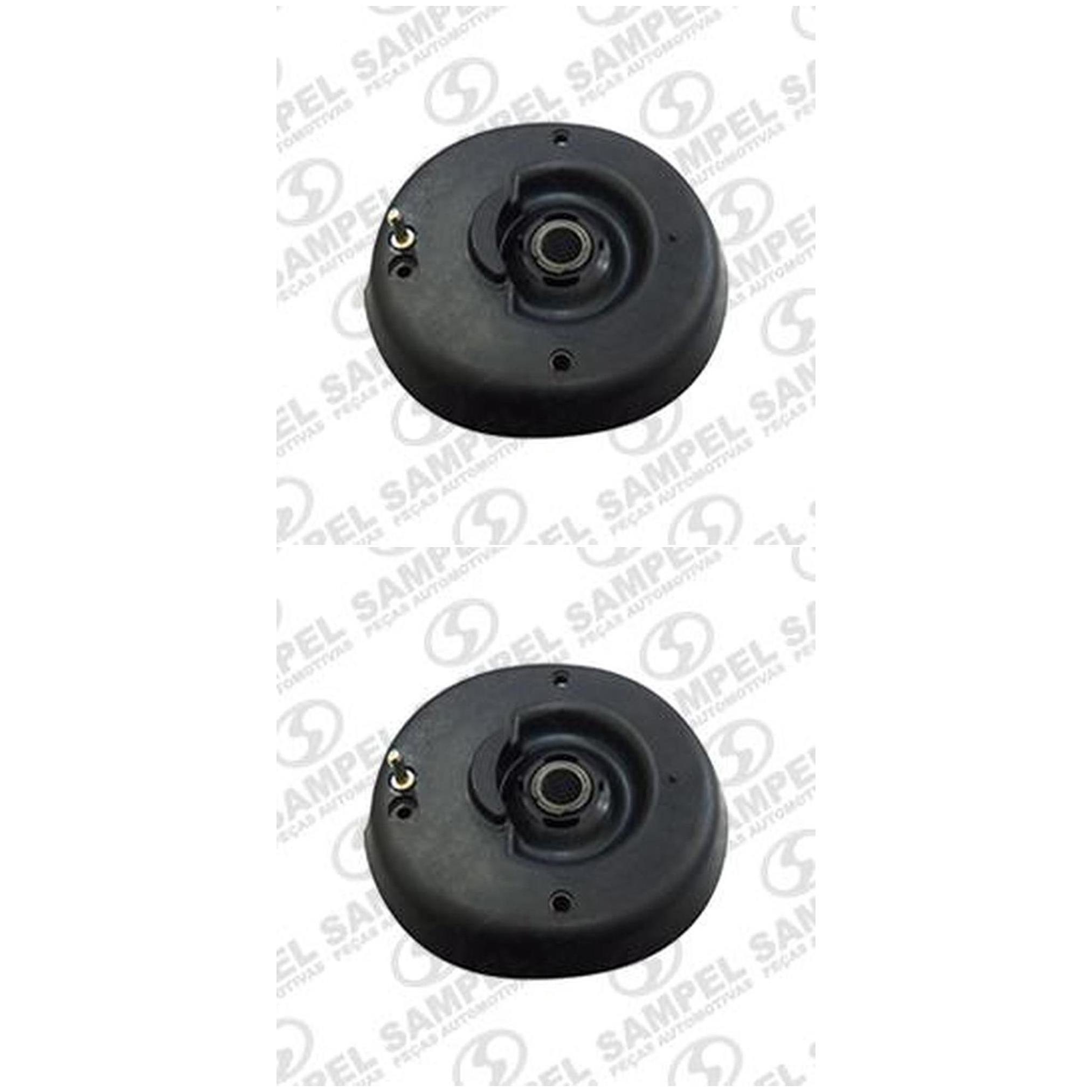 Par Suporte Do Amortecedor Dianteira - Sem Rolamento - Sampel - 8058