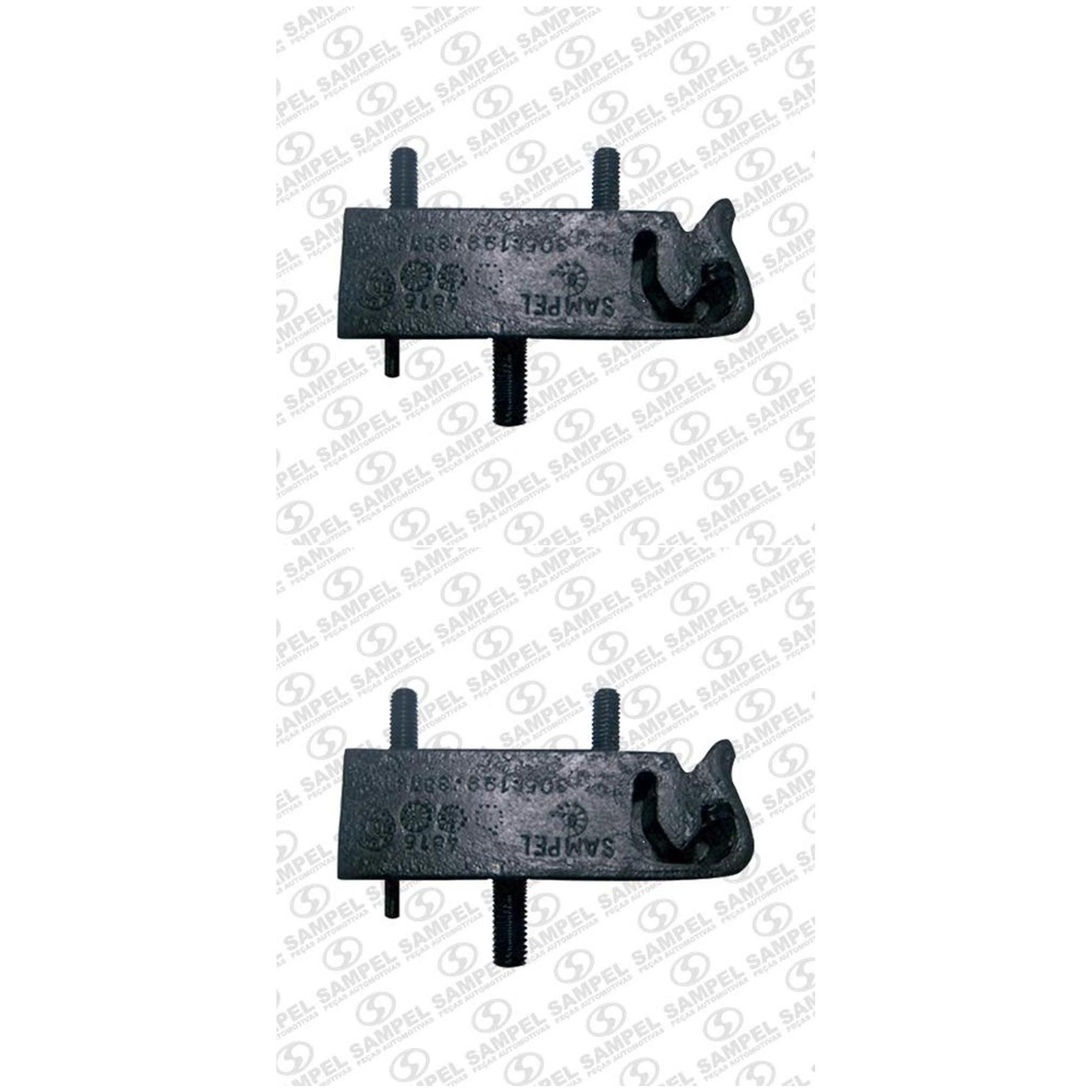 Par Suporte Do Motor Motor Refrigerado A Ar Vw 1.3 / 1.6 - Sampel - 4815