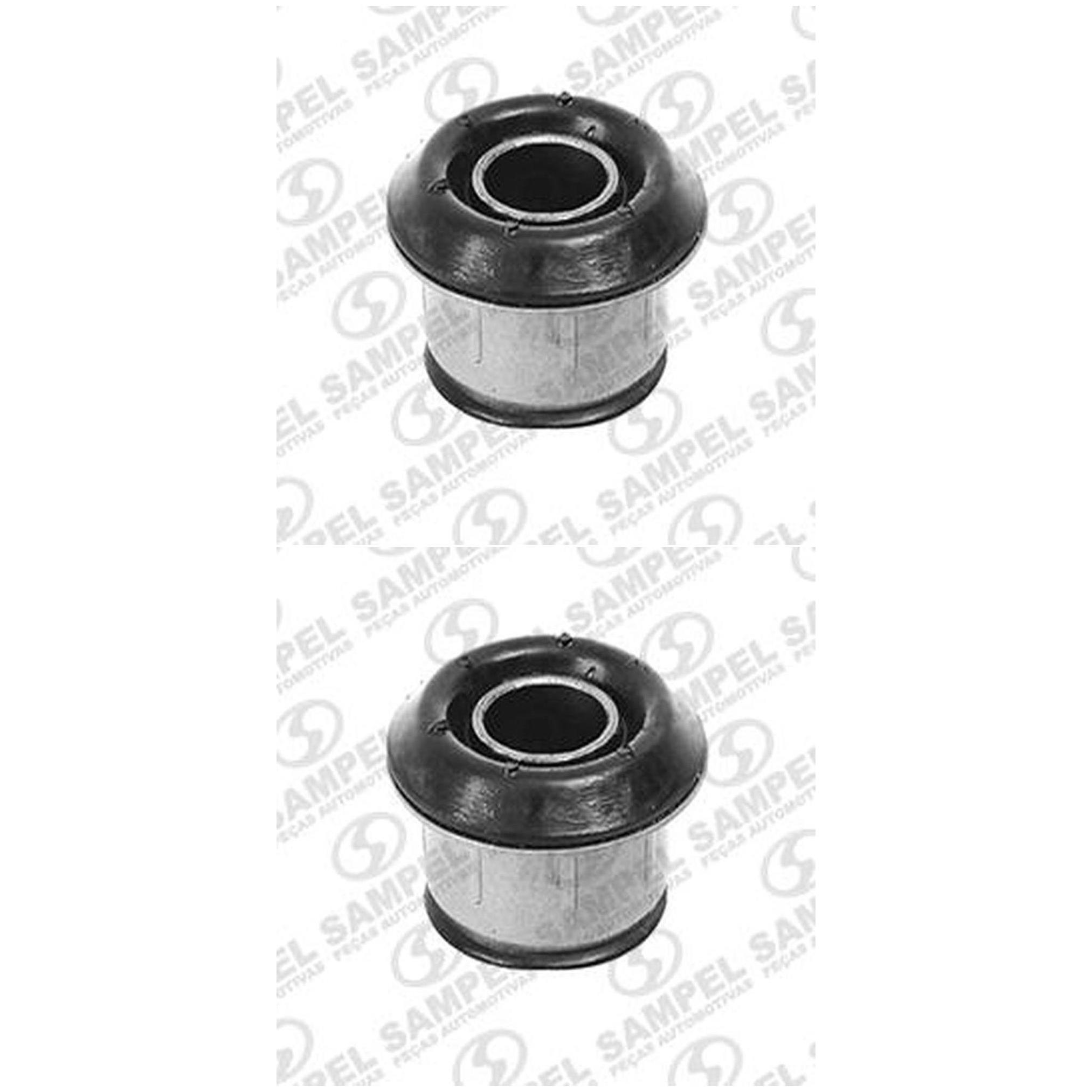 Par Bucha Dianteira Da Bandeja Superior Dianteira (Furo Ø 22 Mm) - Sampel - 7004