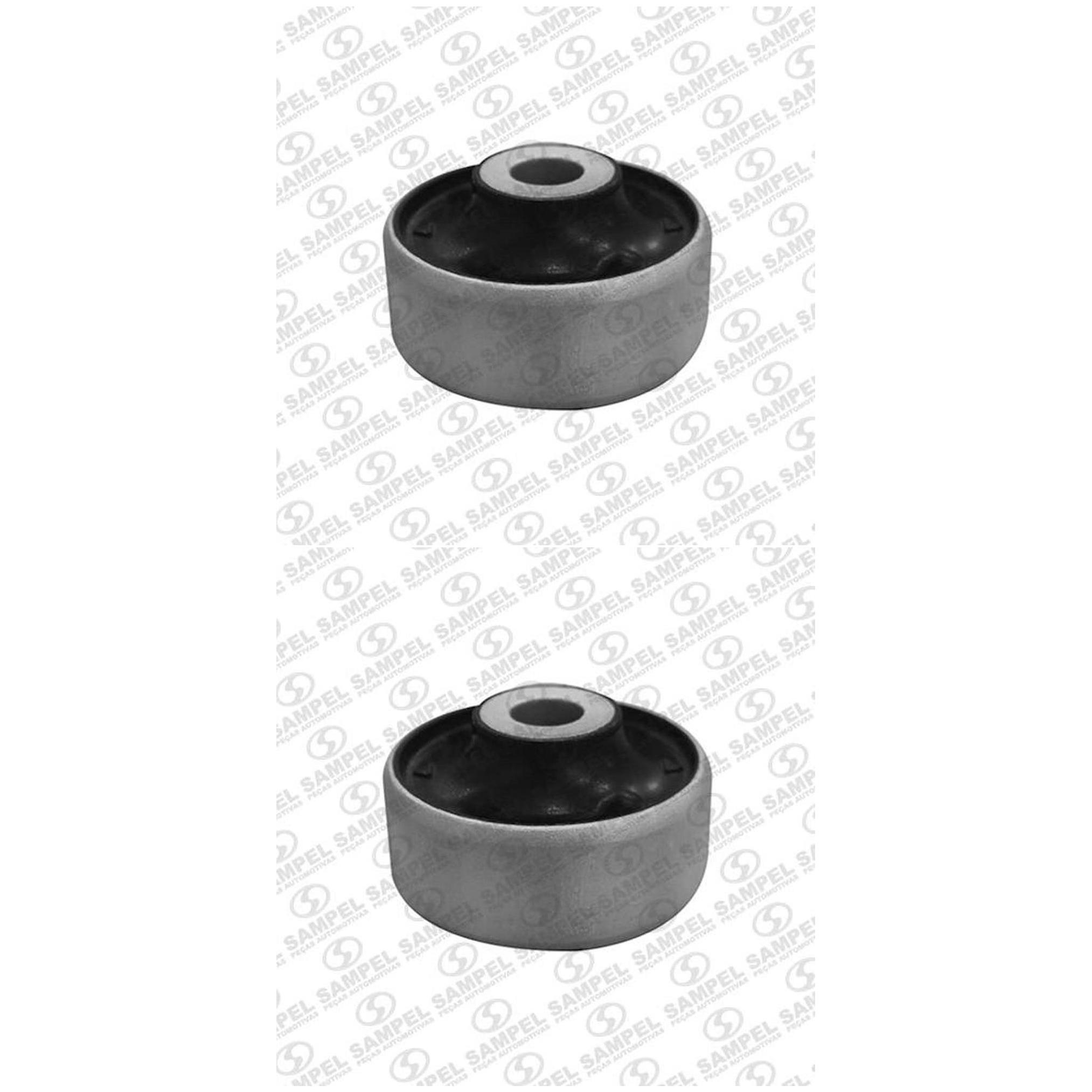 Par Bucha Traseira Da Bandeja Dianteira (Furo Ø 13,15 Mm) - (Maciça) - Sampel - 4893S