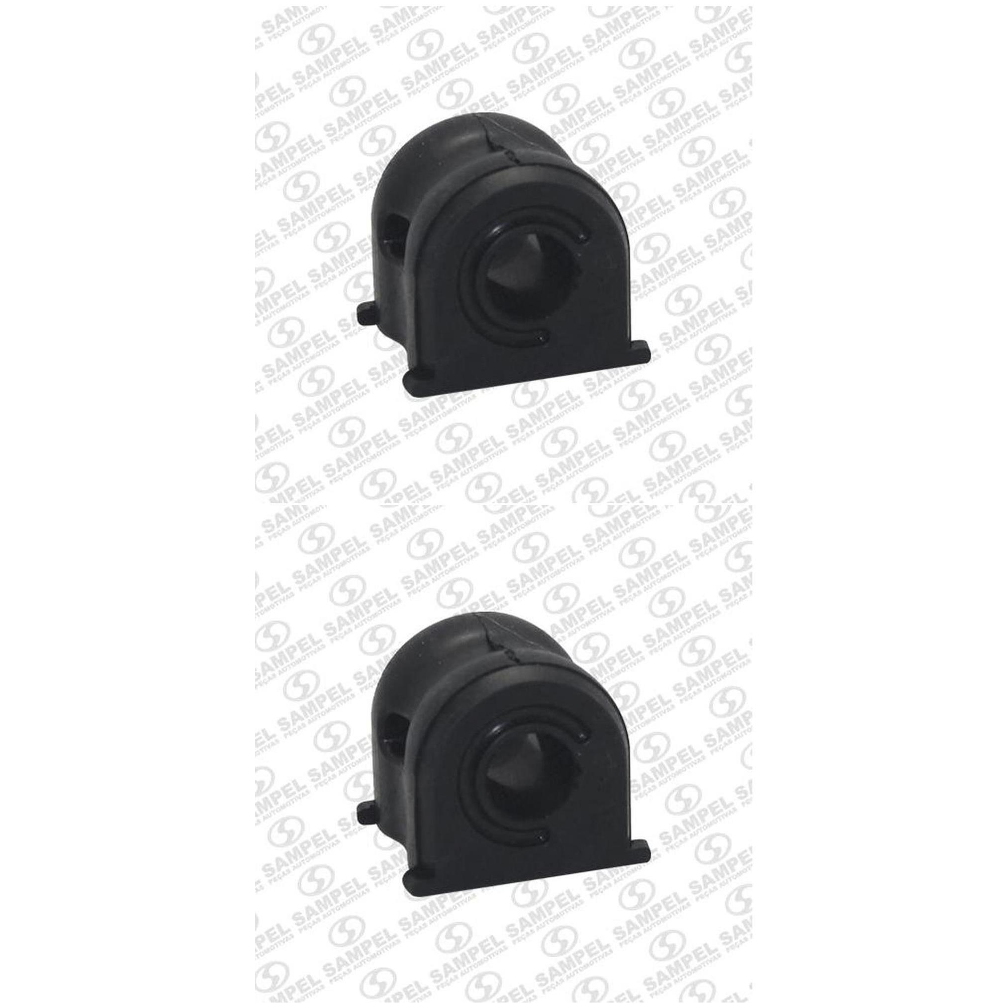 Par Bucha Da Barra Estabilizadora Dianteira Ø18Mm - Sampel - 8350
