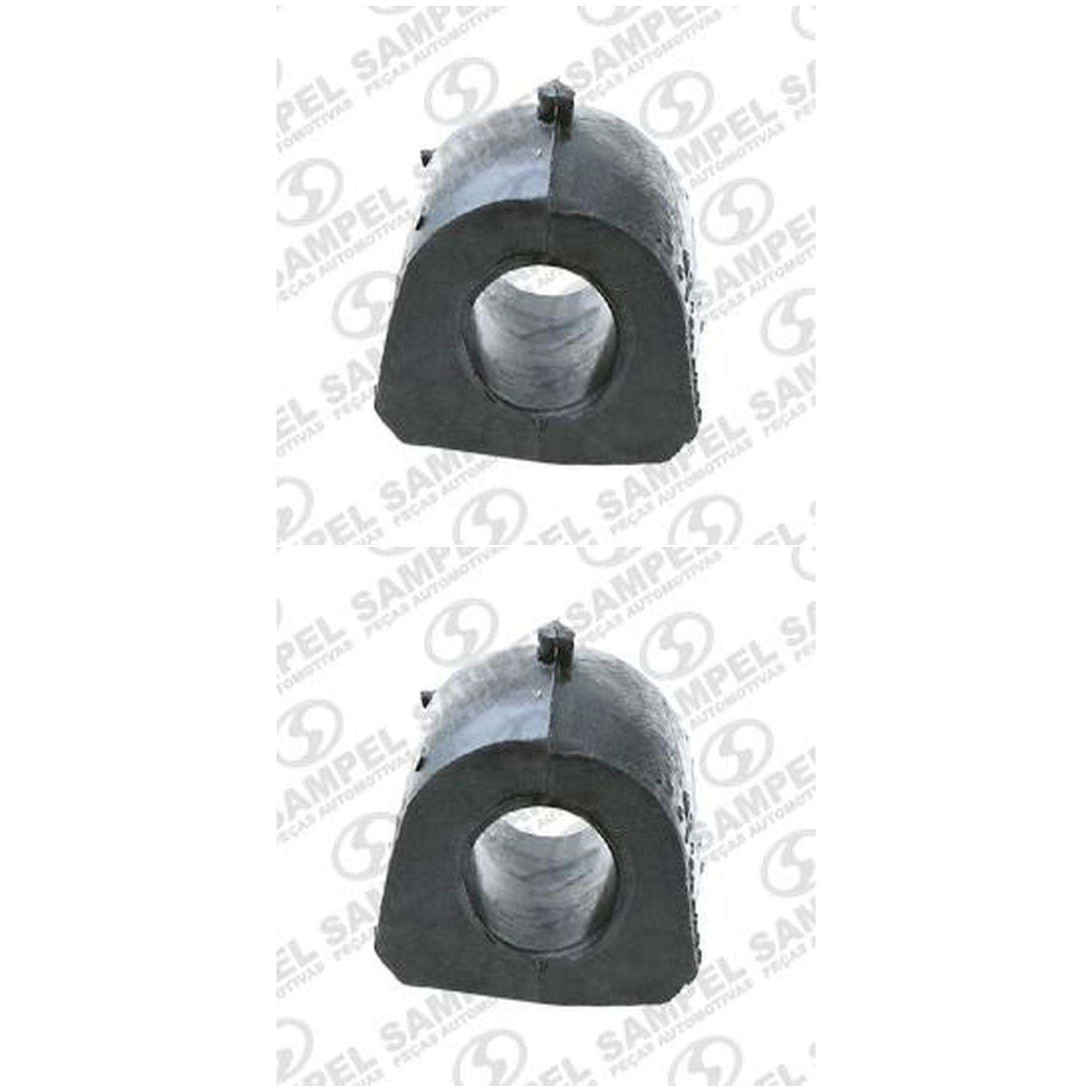 Par Bucha Da Barra Estabilizadora Dianteira (Furo Ø 23 Mm) - Sampel - 1106