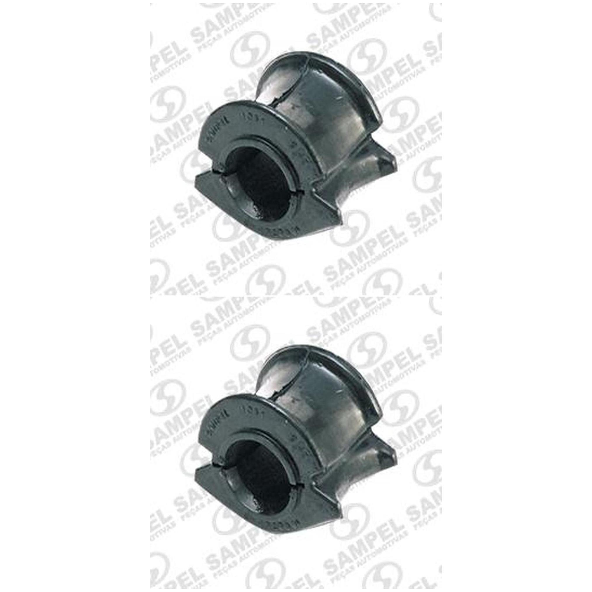 Par Bucha Da Barra Estabilizadora Dianteira (Furo Ø 23 Mm) - Sampel - 1051