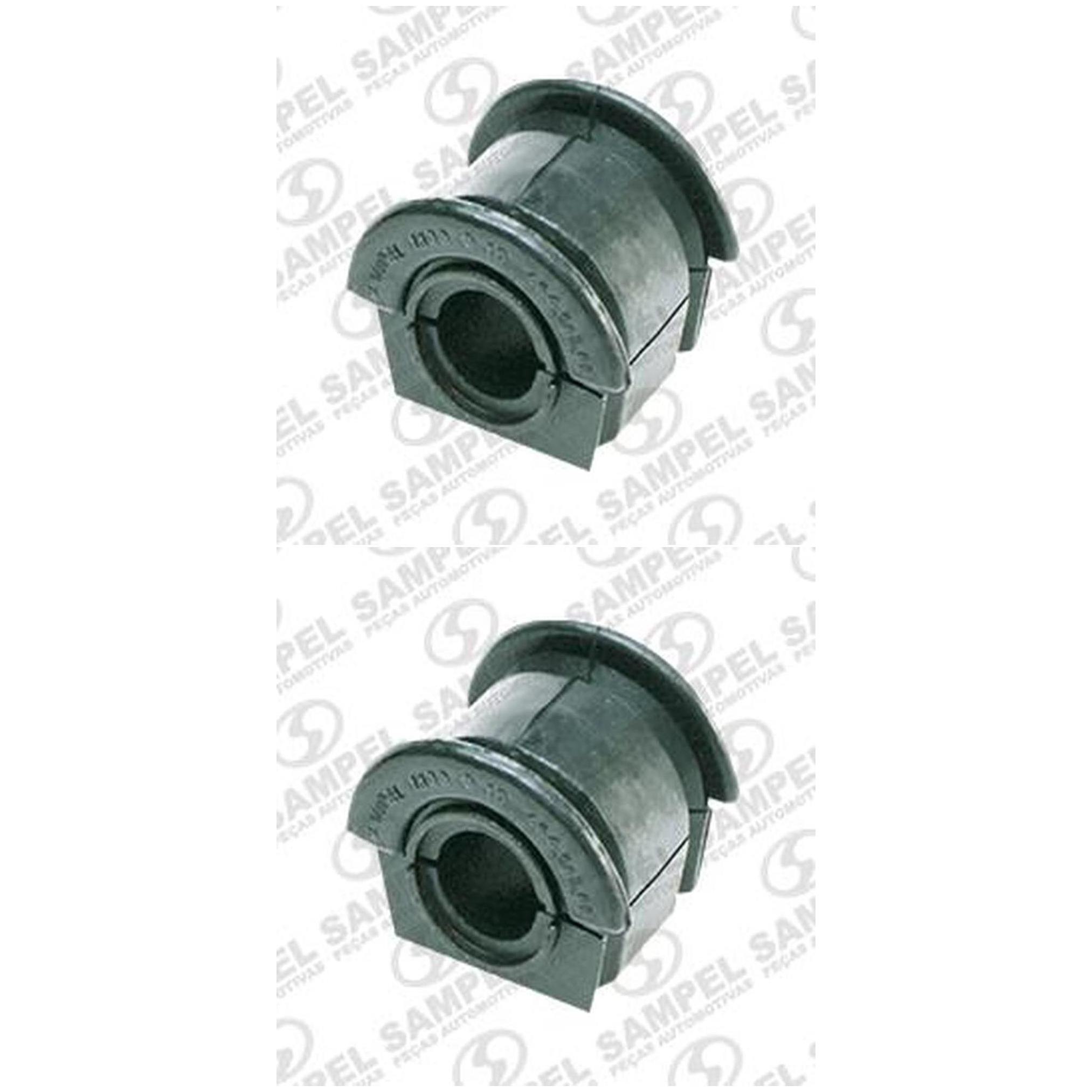 Par Bucha Da Barra Estabilizadora Dianteira (Furo Ø 19 Mm) - Sampel - 1300