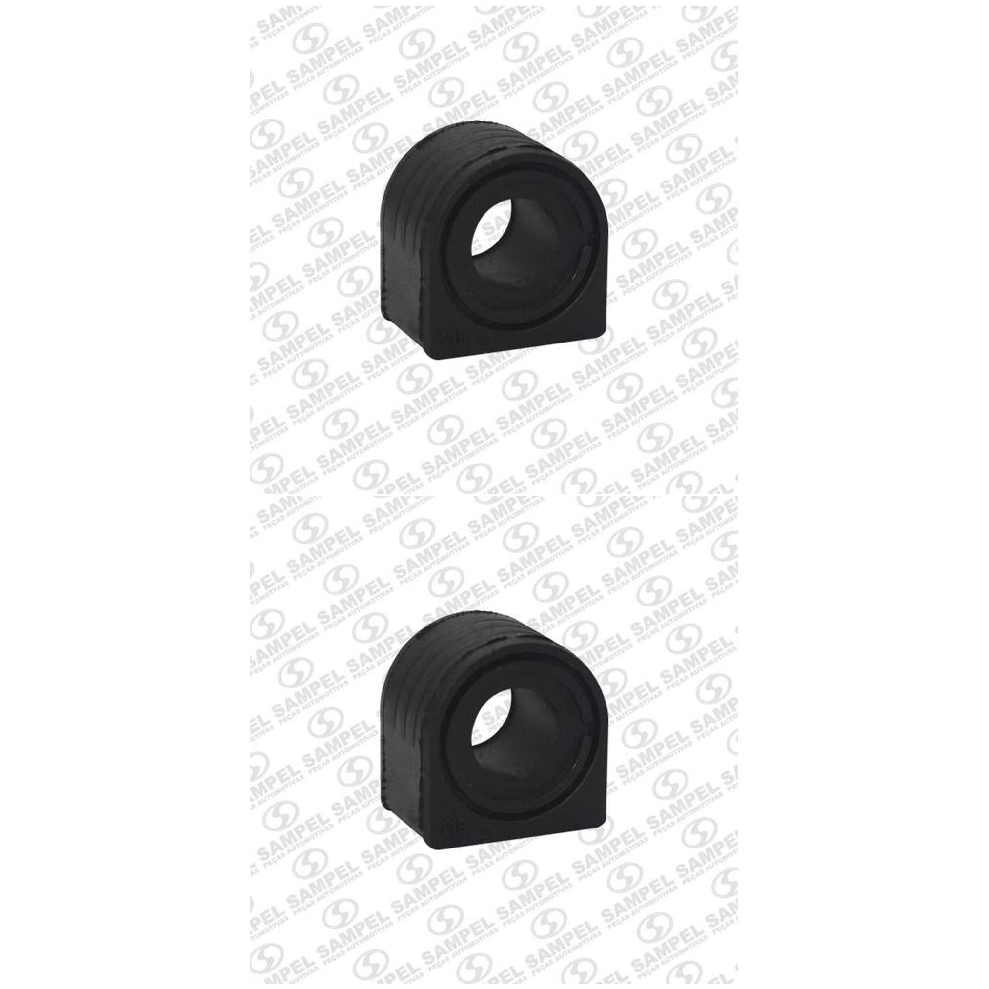 Par Bucha Da Barra Estabilizadora Dianteira - (Furo Ø 22Mm) - Sampel - 4996