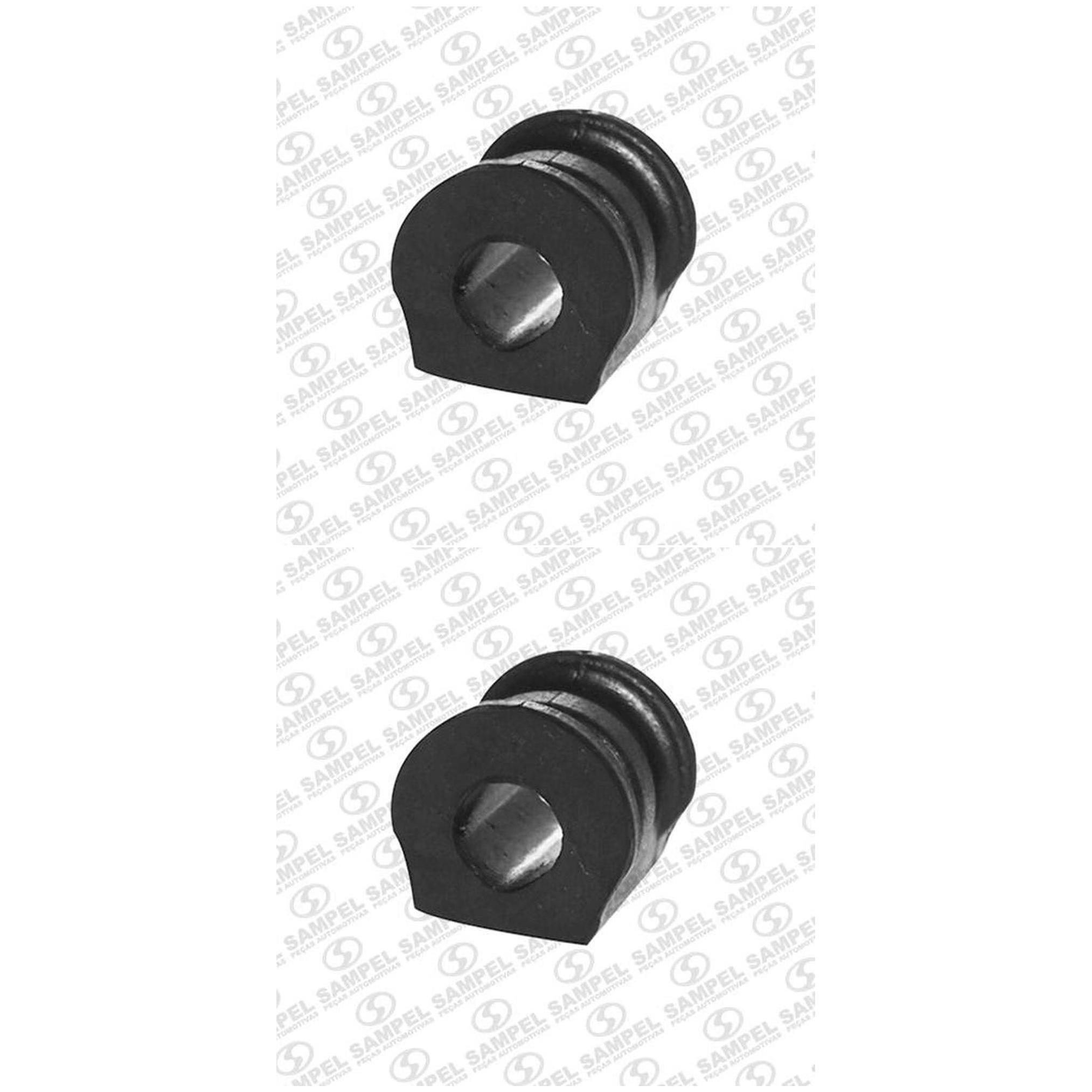 Par Bucha Da Barra Estabilizadora Dianteira - (Furo Ø 18Mm) - Sampel - 4965
