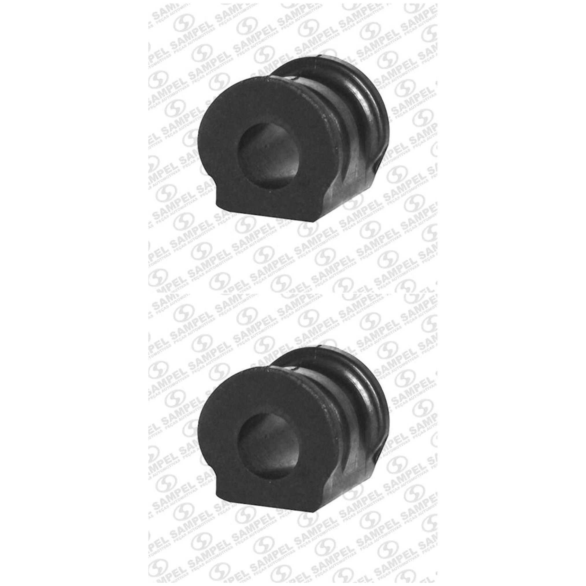 Par Bucha Da Barra Estabilizadora Dianteira - (Furo Ø 17Mm) - Sampel - 4963