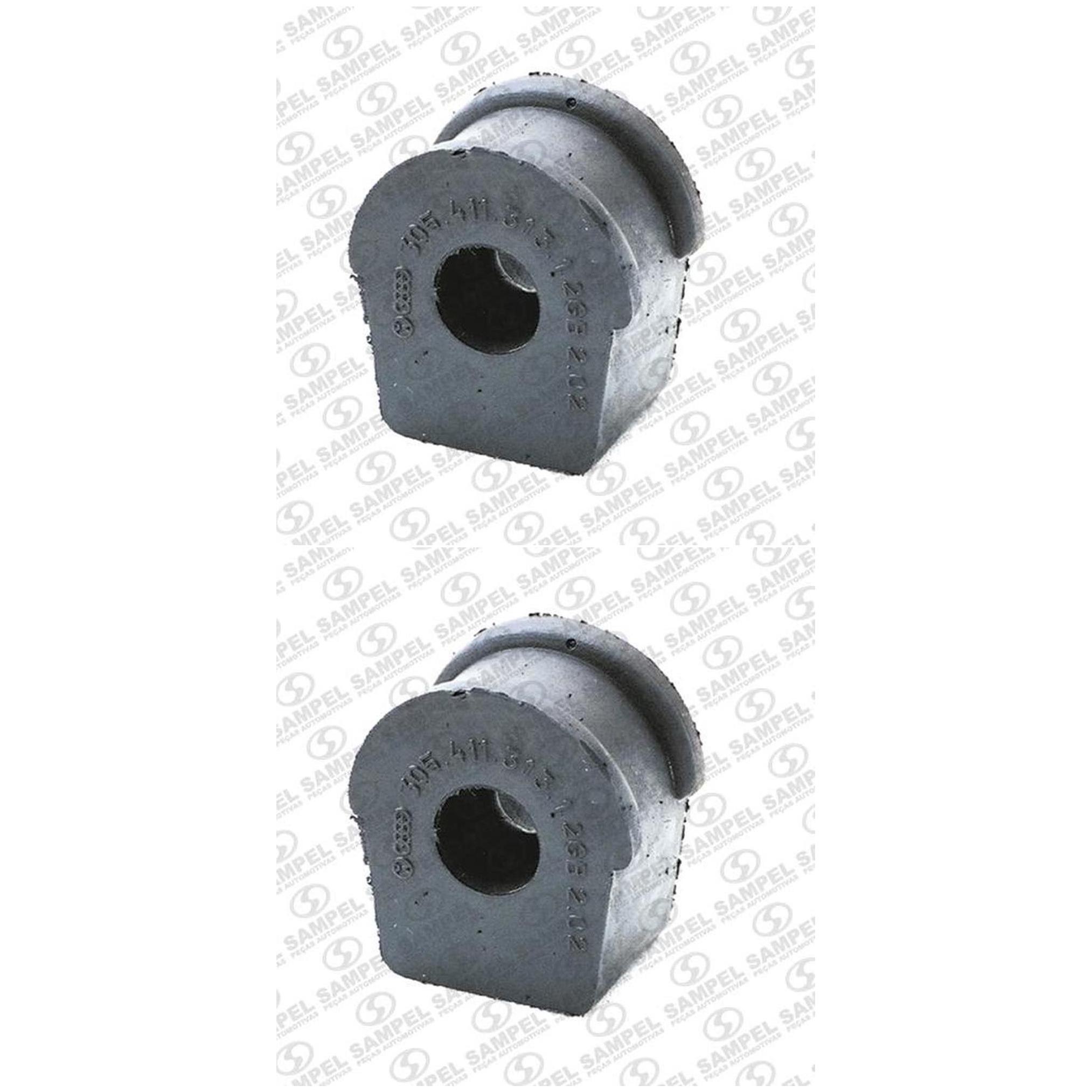 Par Bucha Da Barra Estabilizadora Dianteira - (Furo Ø 14,5Mm) - Sampel - 4890