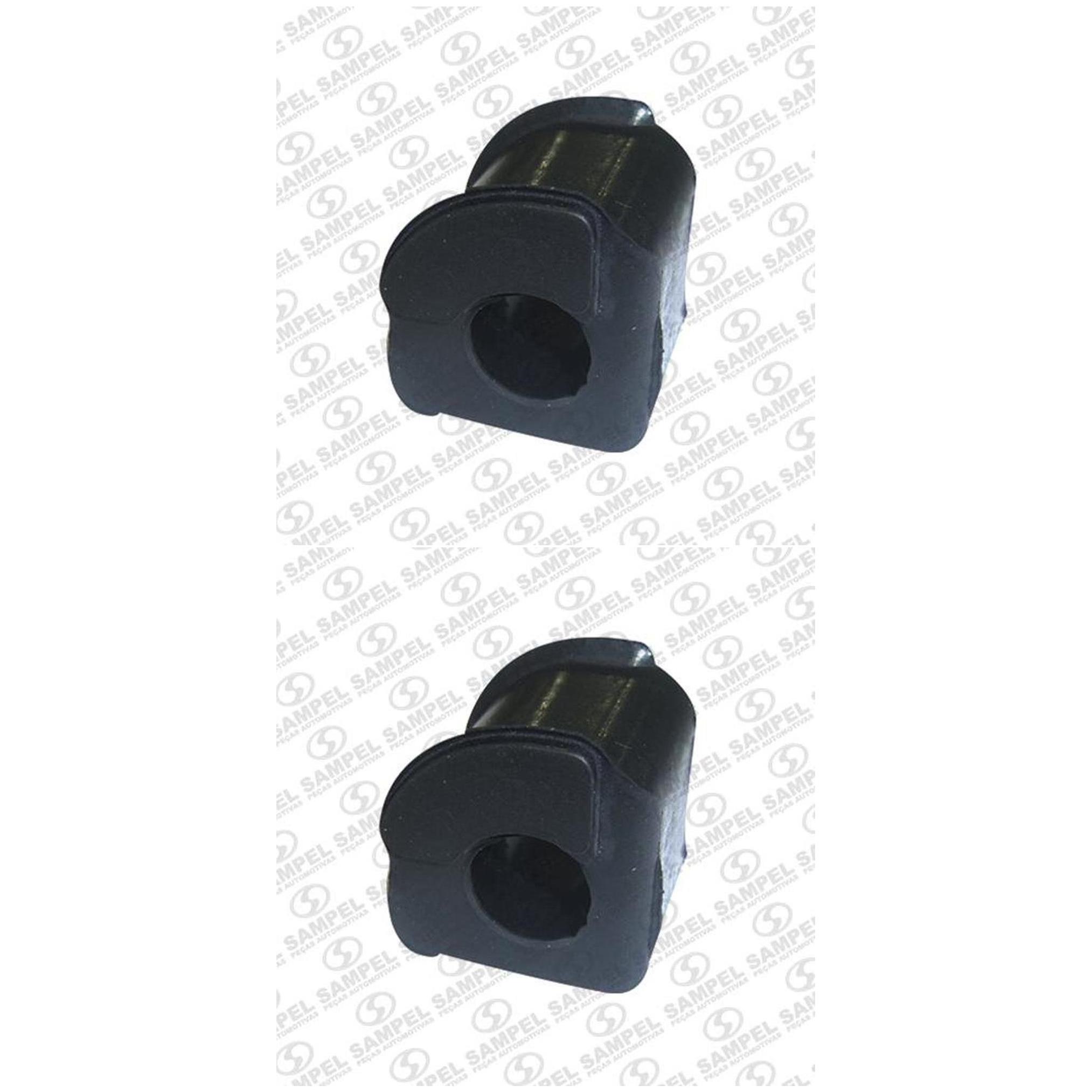 Par Bucha Da Barra Estabilizadora Dianteira (Externa) (Furo Ø 17 Mm) - Sampel - 4900