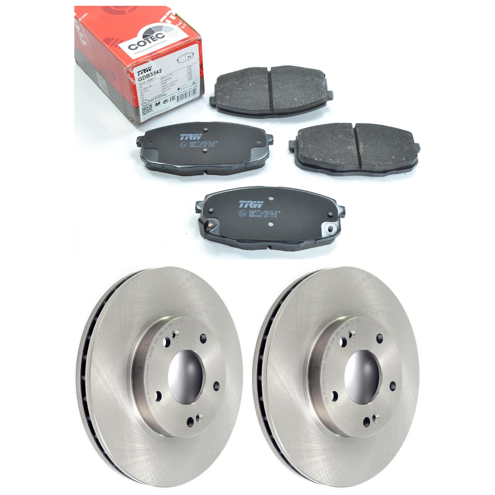 Kit Disco e Pastilha Dianteira - TRW - GDB3342 - RCDI06140