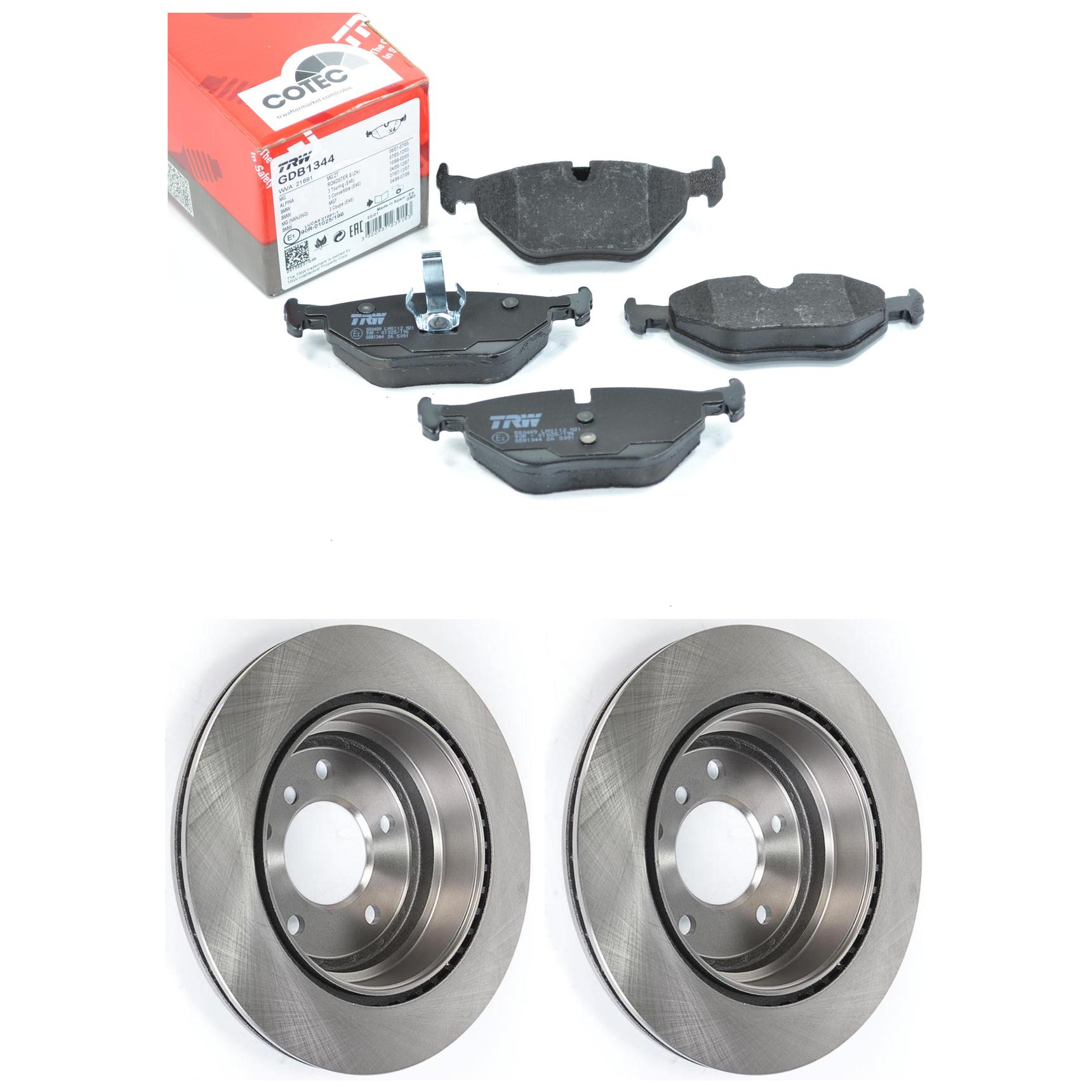 Kit Disco e Pastilha Traseira - TRW - GDB1344 - DF967
