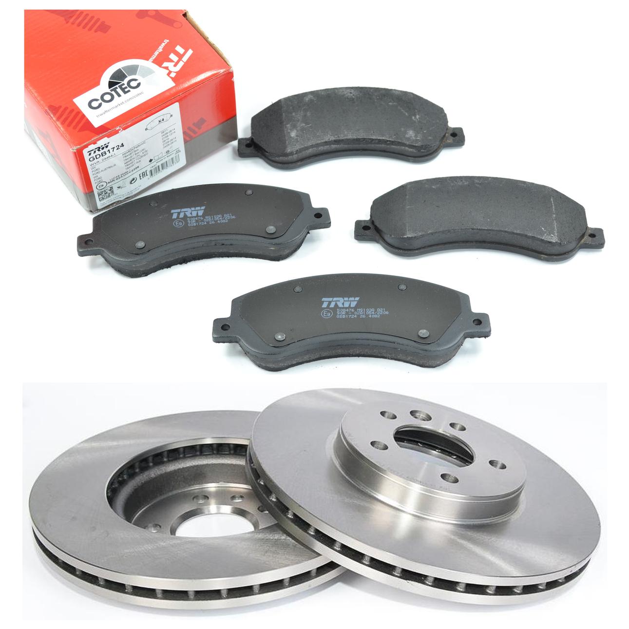 Kit Disco e Pastilha Dianteira - TRW - GDB1724 - DF914