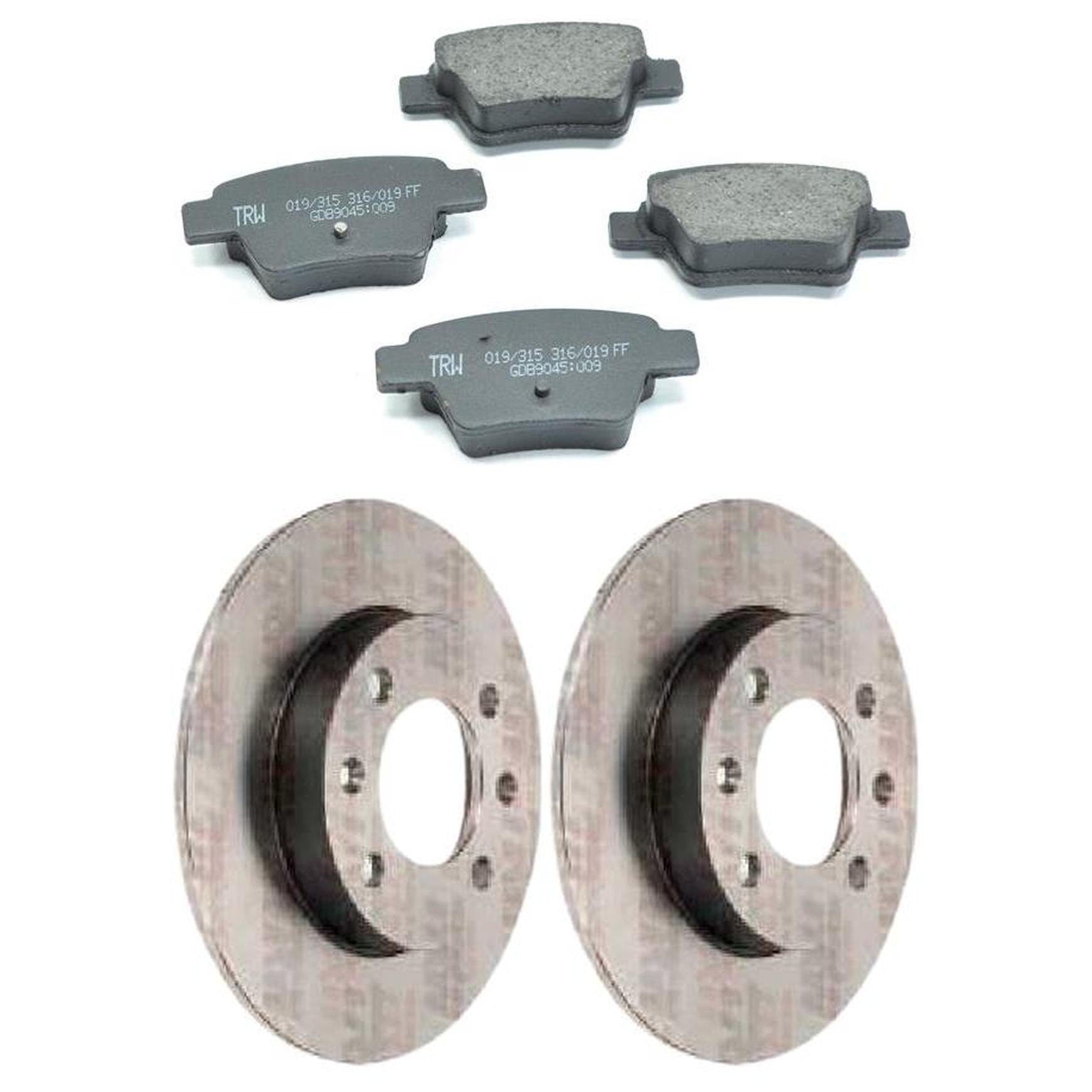 Kit Disco e Pastilha Traseira - TRW - GDB9045 - RPDI01910