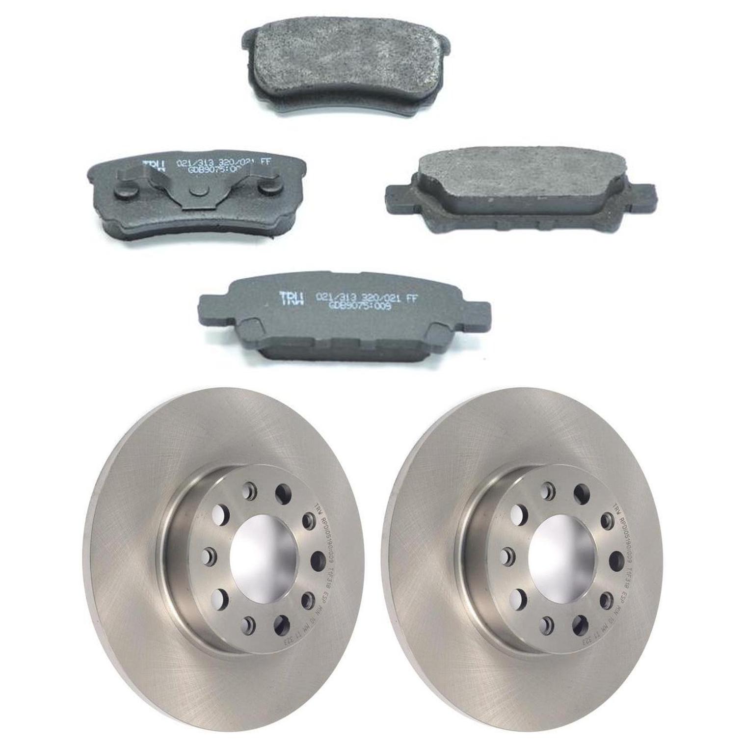 Kit Disco e Pastilha Traseira - TRW - GDB9075 - RPDI05190