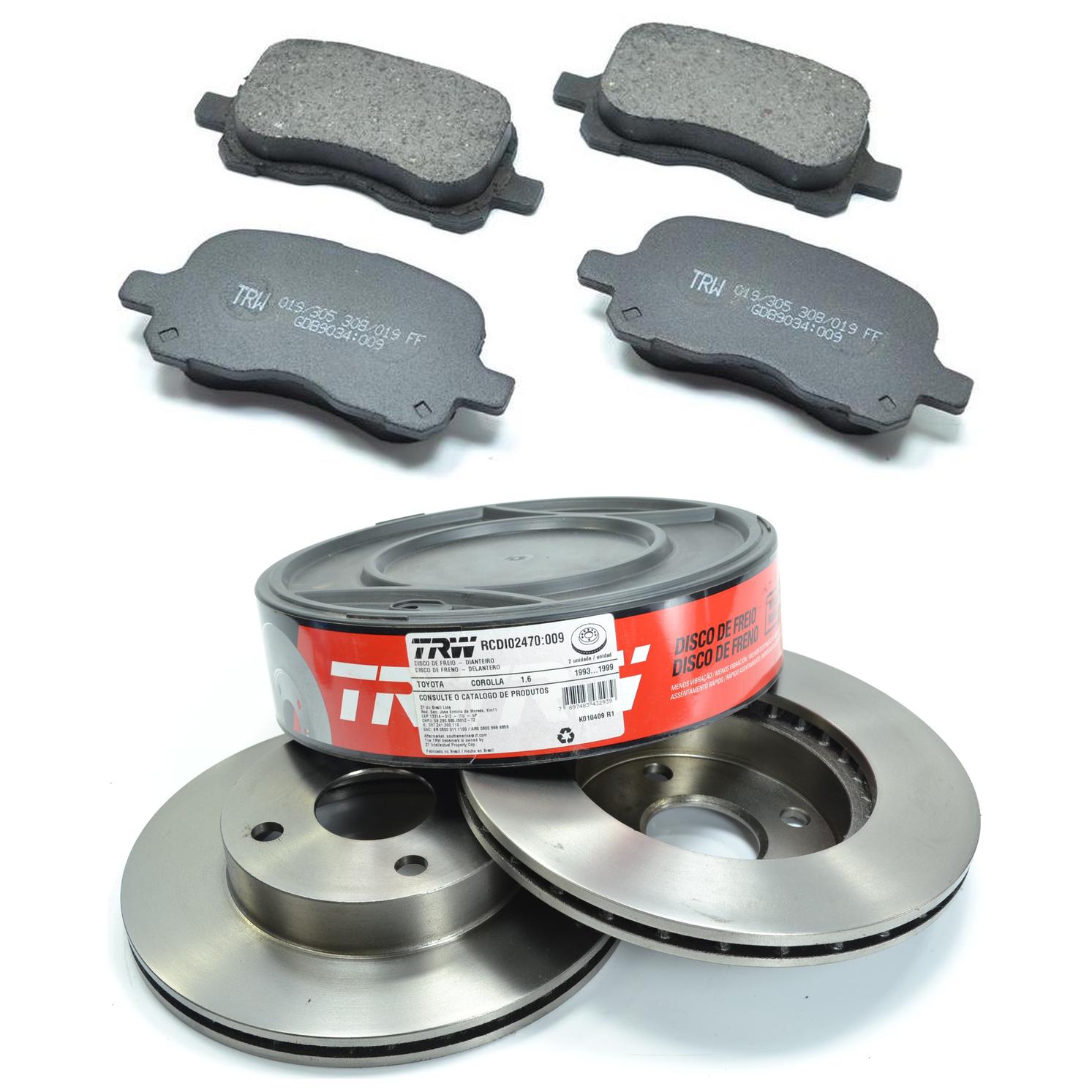 Kit Disco e Pastilha Dianteira - TRW - GDB9034 - RCDI02470