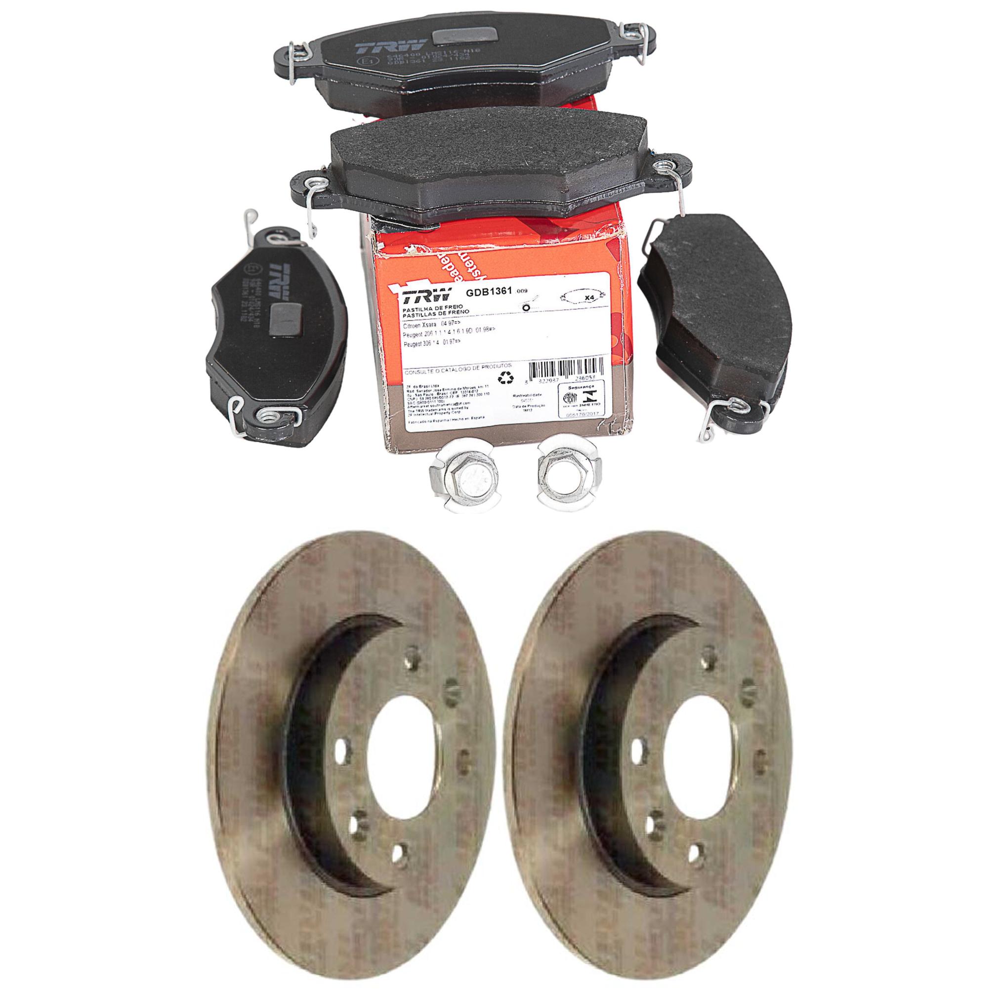 Kit Disco e Pastilha Dianteira - TRW - GDB1361 - RPDI01640