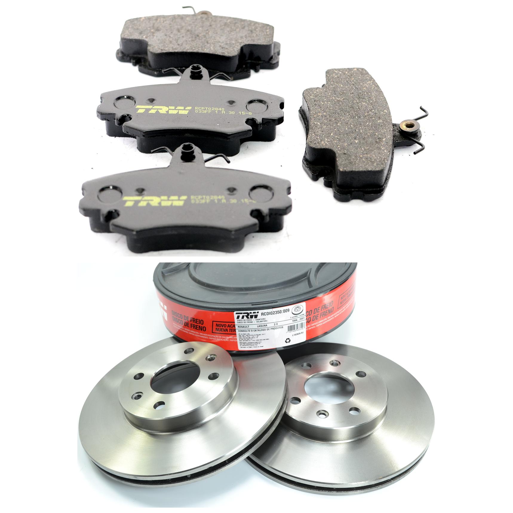 Kit Disco e Pastilha Dianteira - TRW - RCPT02840 - RCDI02350