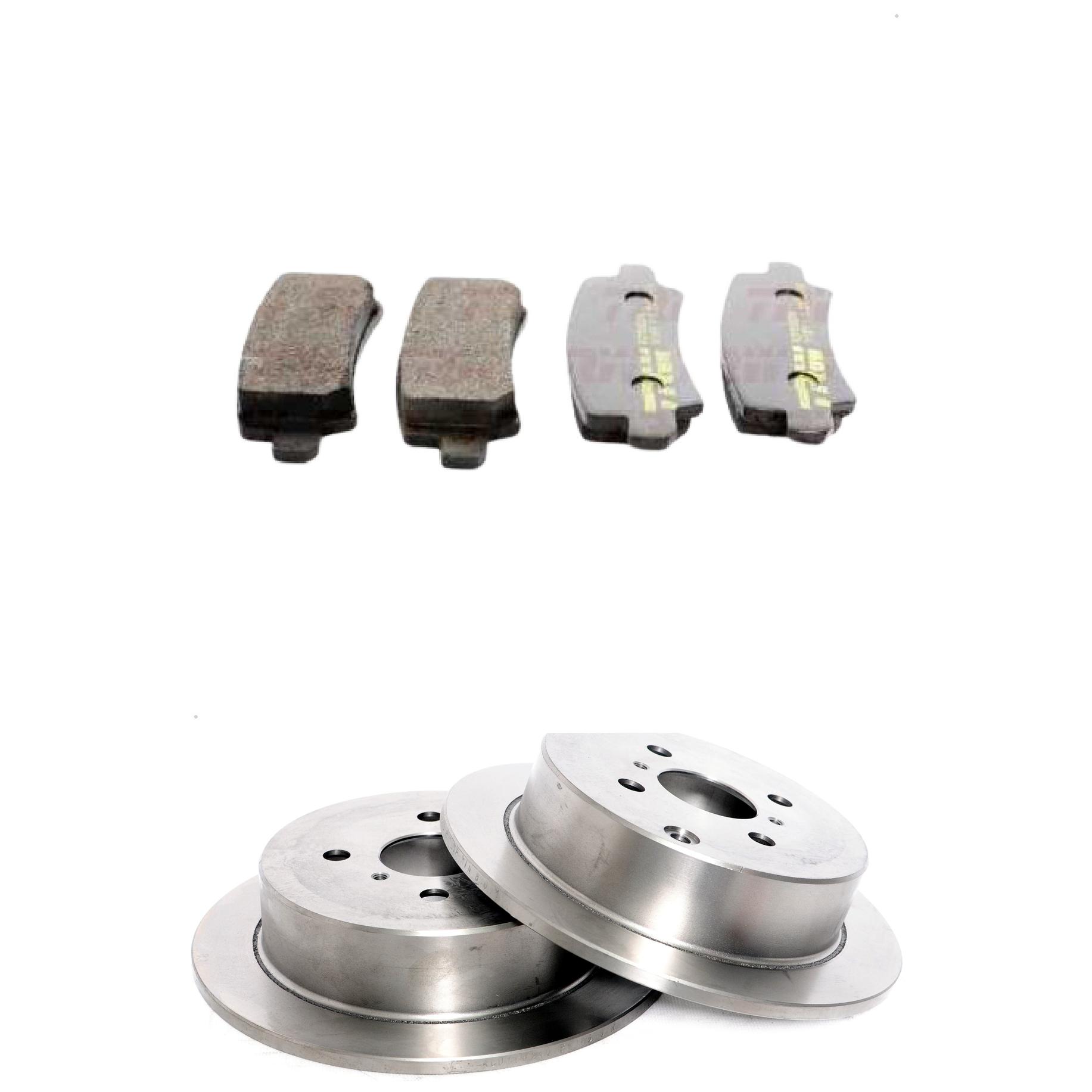Kit Disco e Pastilha Traseira - TRW - RCPT08370 - RCDI06240