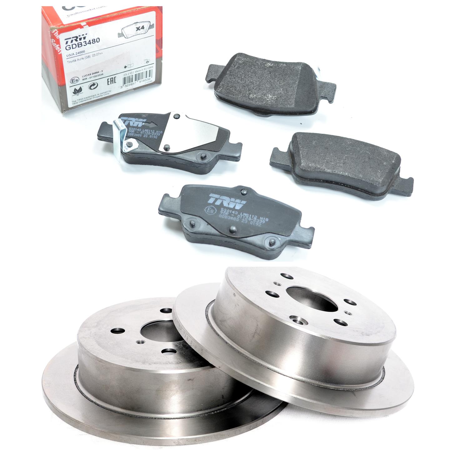 Kit Disco e Pastilha Traseira - TRW - GDB3480 - RCDI06240