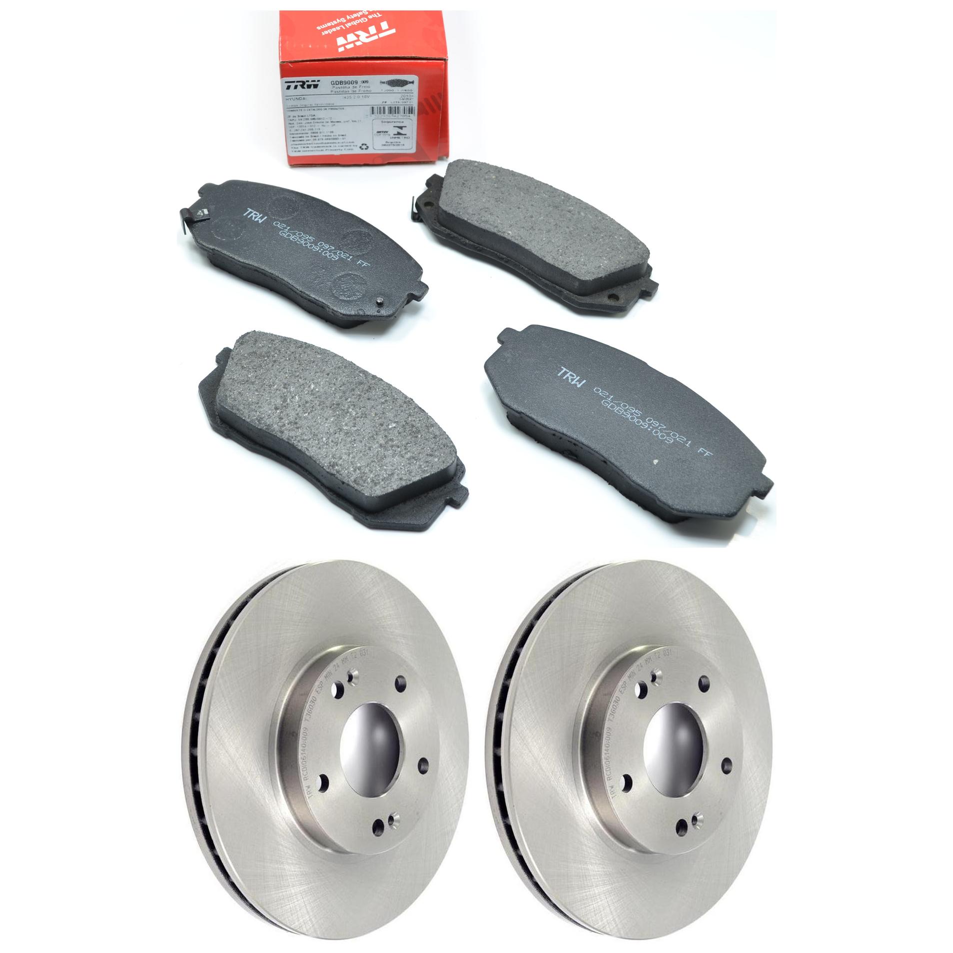 Kit Disco e Pastilha Dianteira - TRW - GDB9009 - RCDI06140
