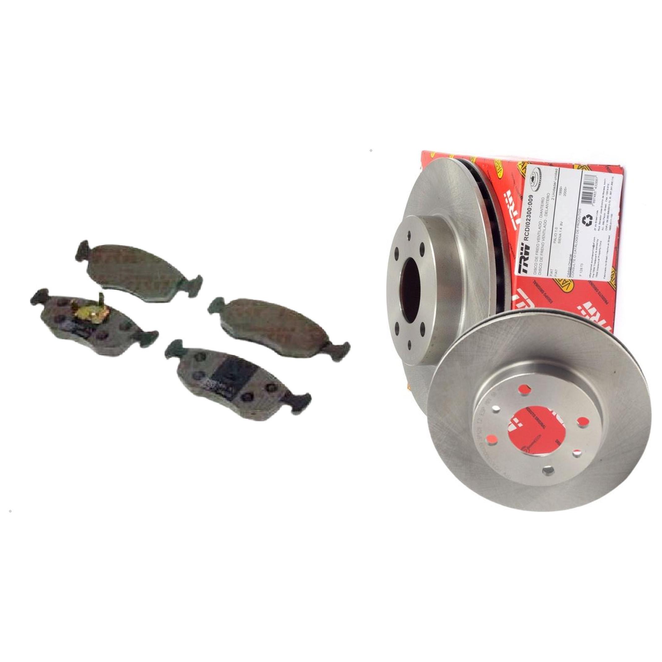 Kit Disco e Pastilha Dianteira - TRW - RCPT02150 - RCDI02300