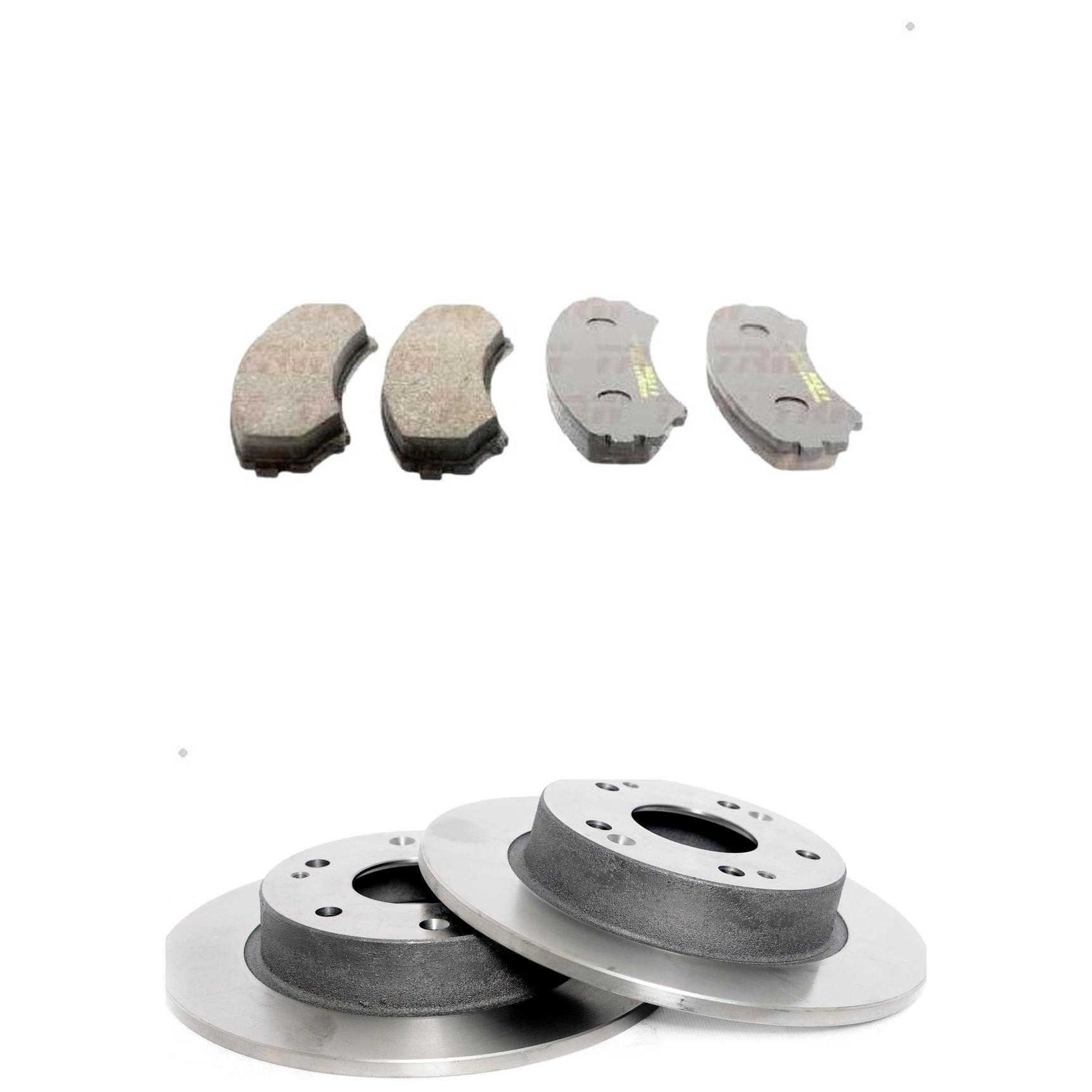 Kit Disco e Pastilha Traseira - TRW - RCPT02620 - RCDI07580