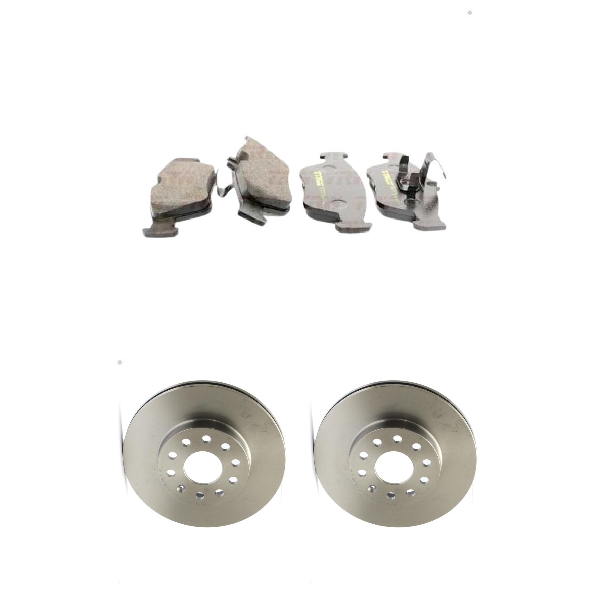 Kit Disco e Pastilha Dianteira - TRW - RCPT04370 - RCDI10820