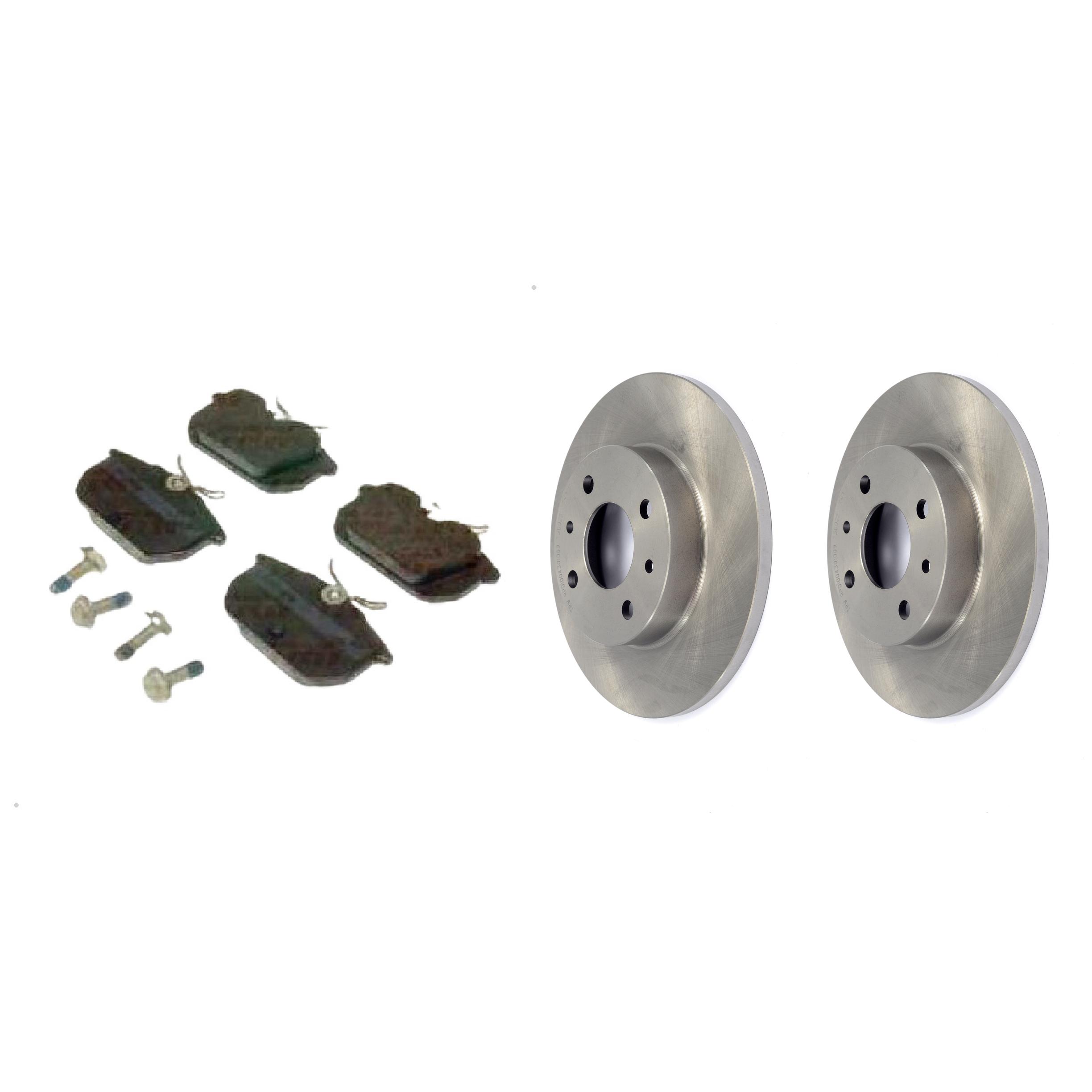 Kit Disco e Pastilha Traseira - TRW - RCPT00910 - RPDI00430