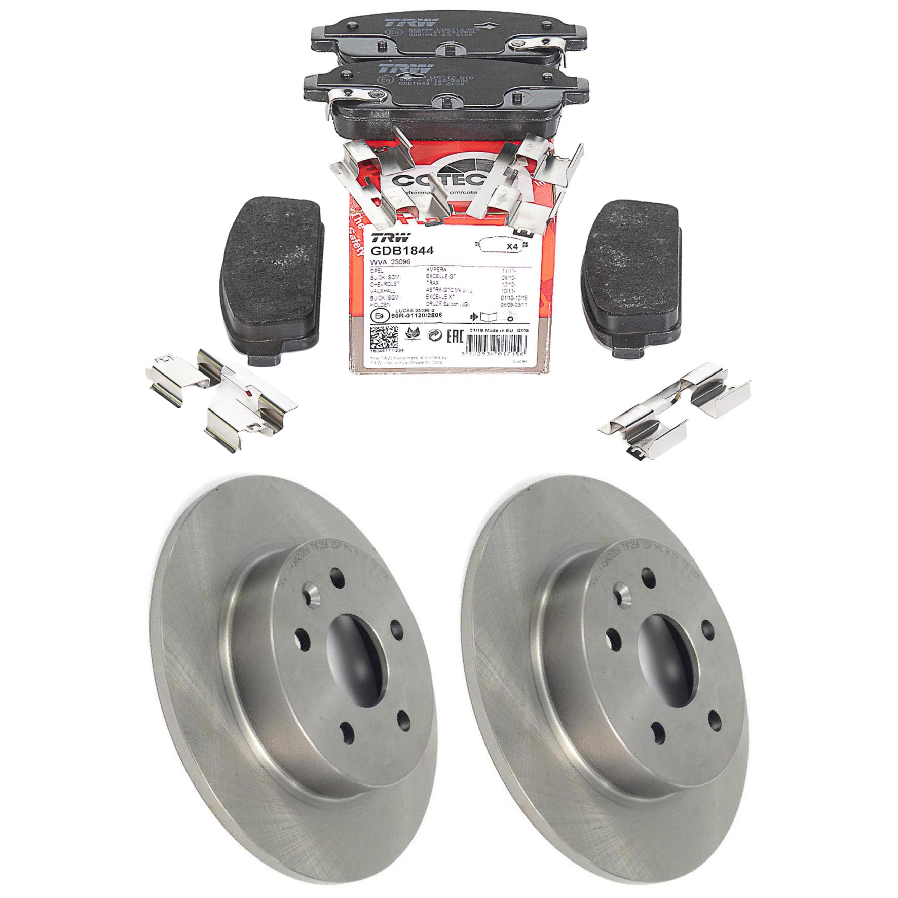 Kit Disco e Pastilha Traseira - TRW - GDB1844 - DF4962