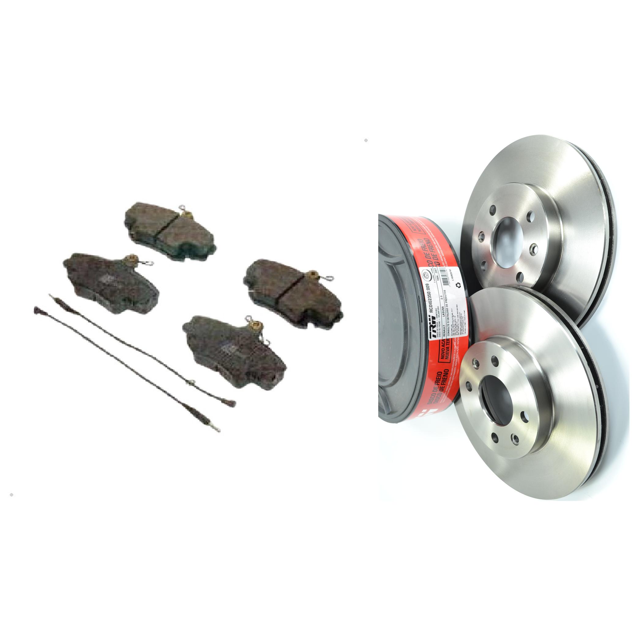 Kit Disco e Pastilha Dianteira - TRW - RCPT01470 - RCDI02350