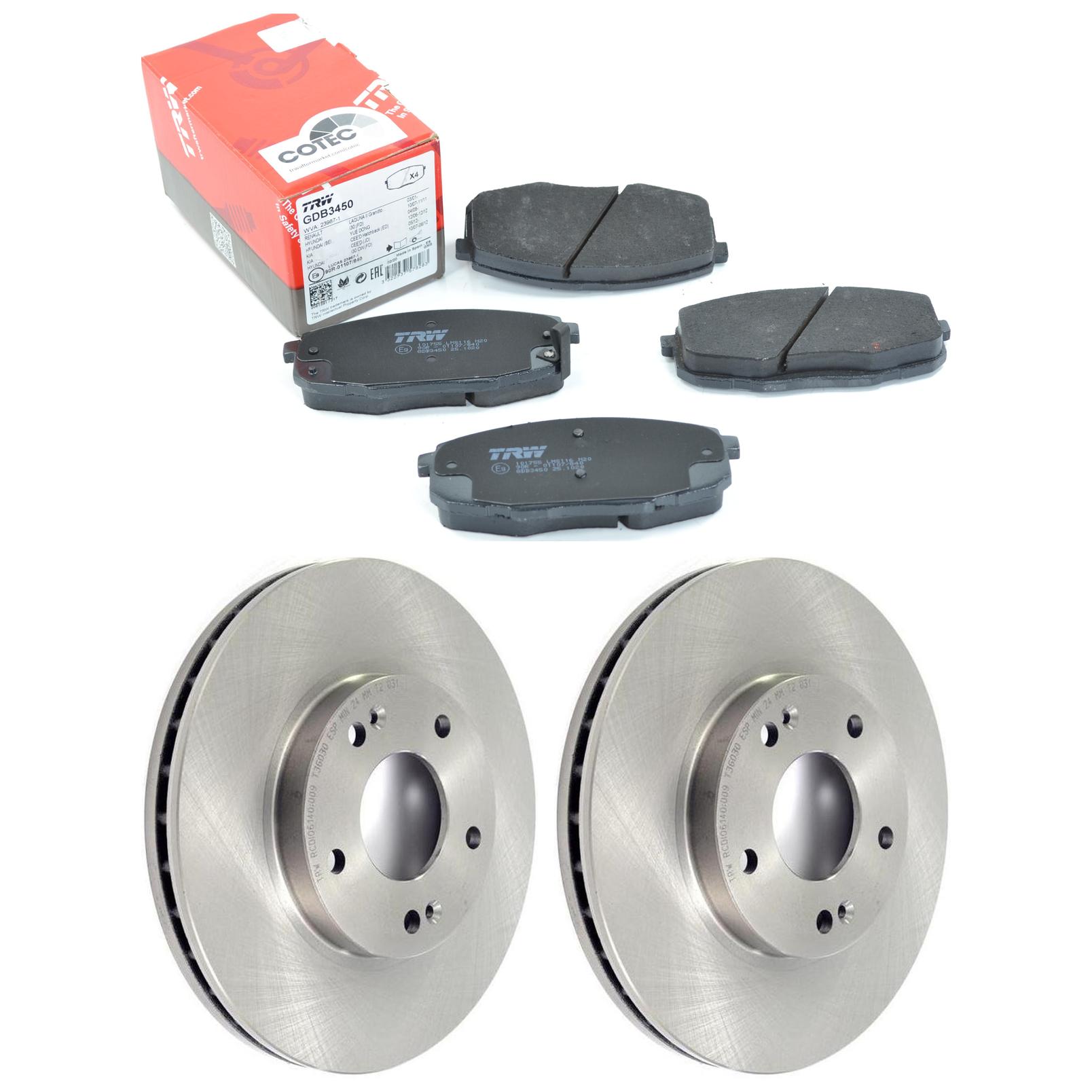 Kit Disco e Pastilha Dianteira - TRW - GDB3450 - RCDI06140