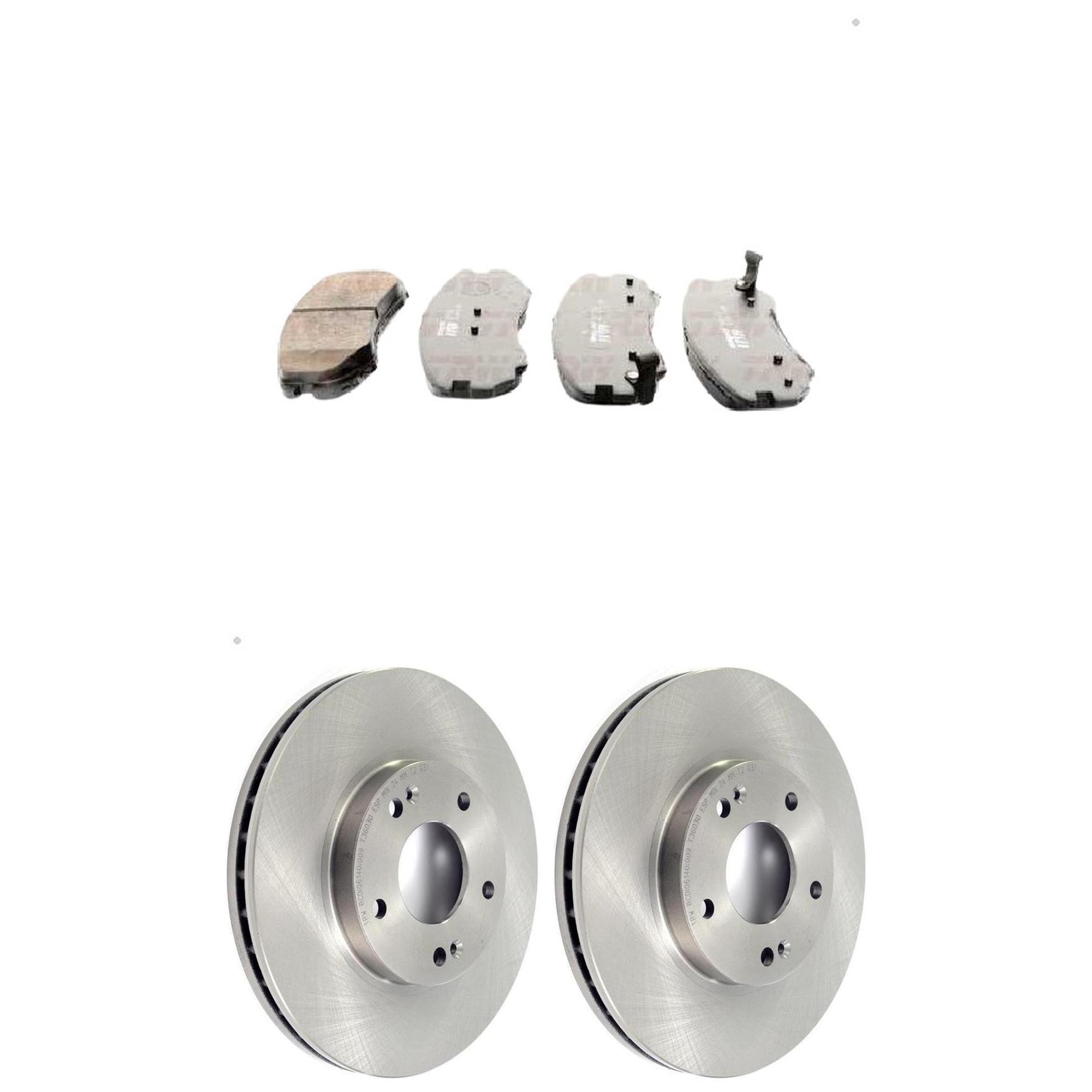 Kit Disco e Pastilha Dianteira - TRW - RCPT09520 - RCDI06140