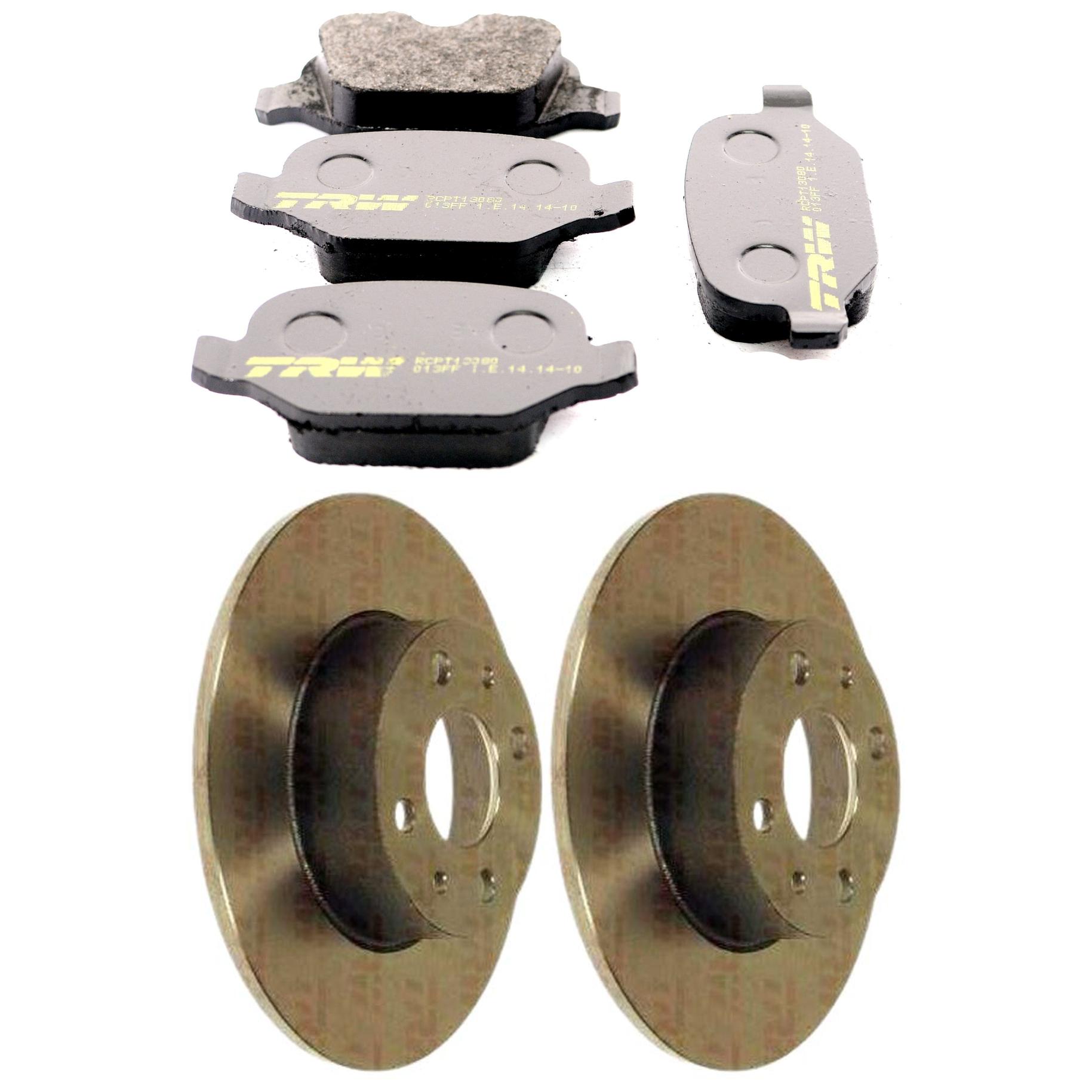 Kit Disco e Pastilha Traseira - TRW - RCPT13080 - RPDI00550