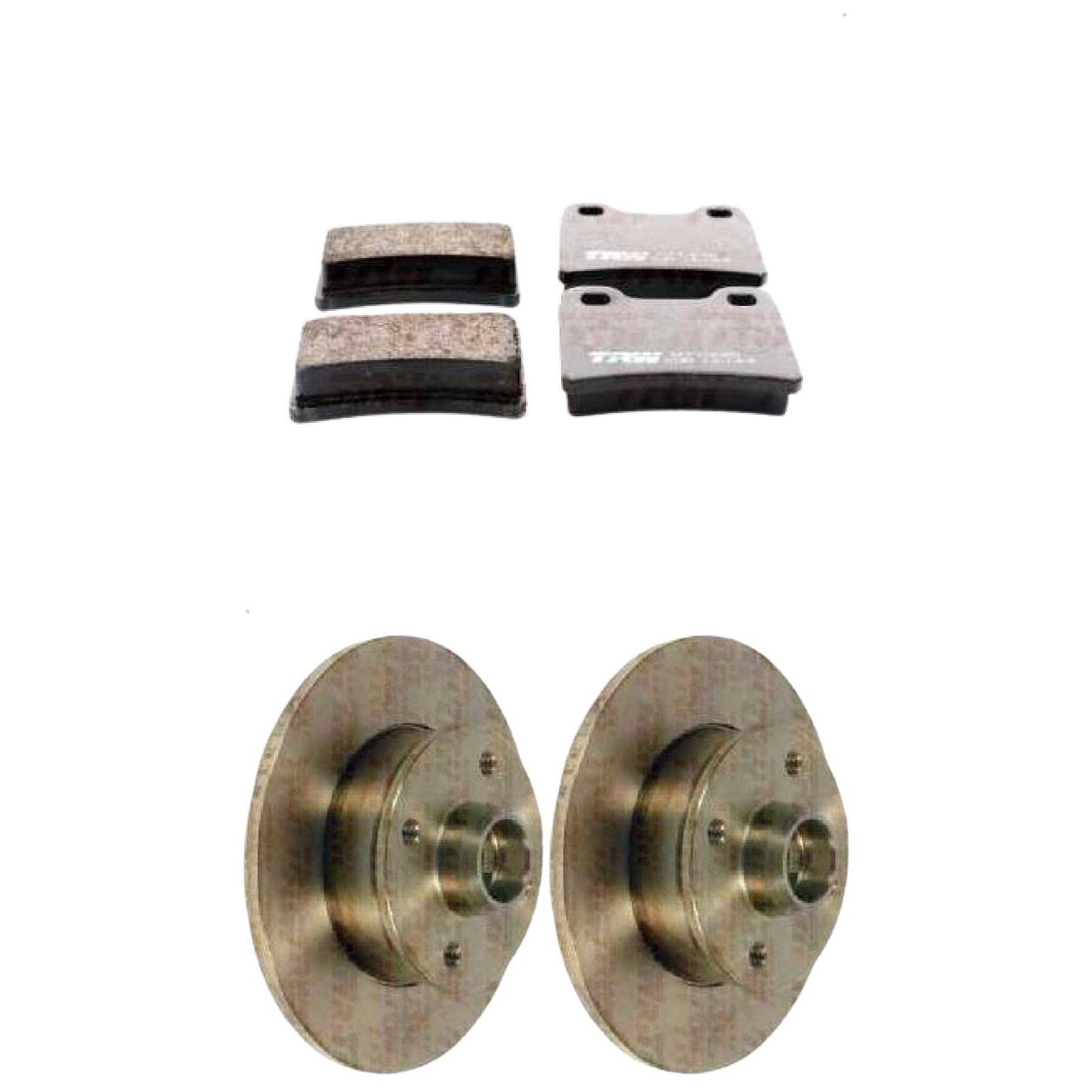 Kit Disco e Pastilha Traseira - TRW - RCPT04260 - RPDI01110
