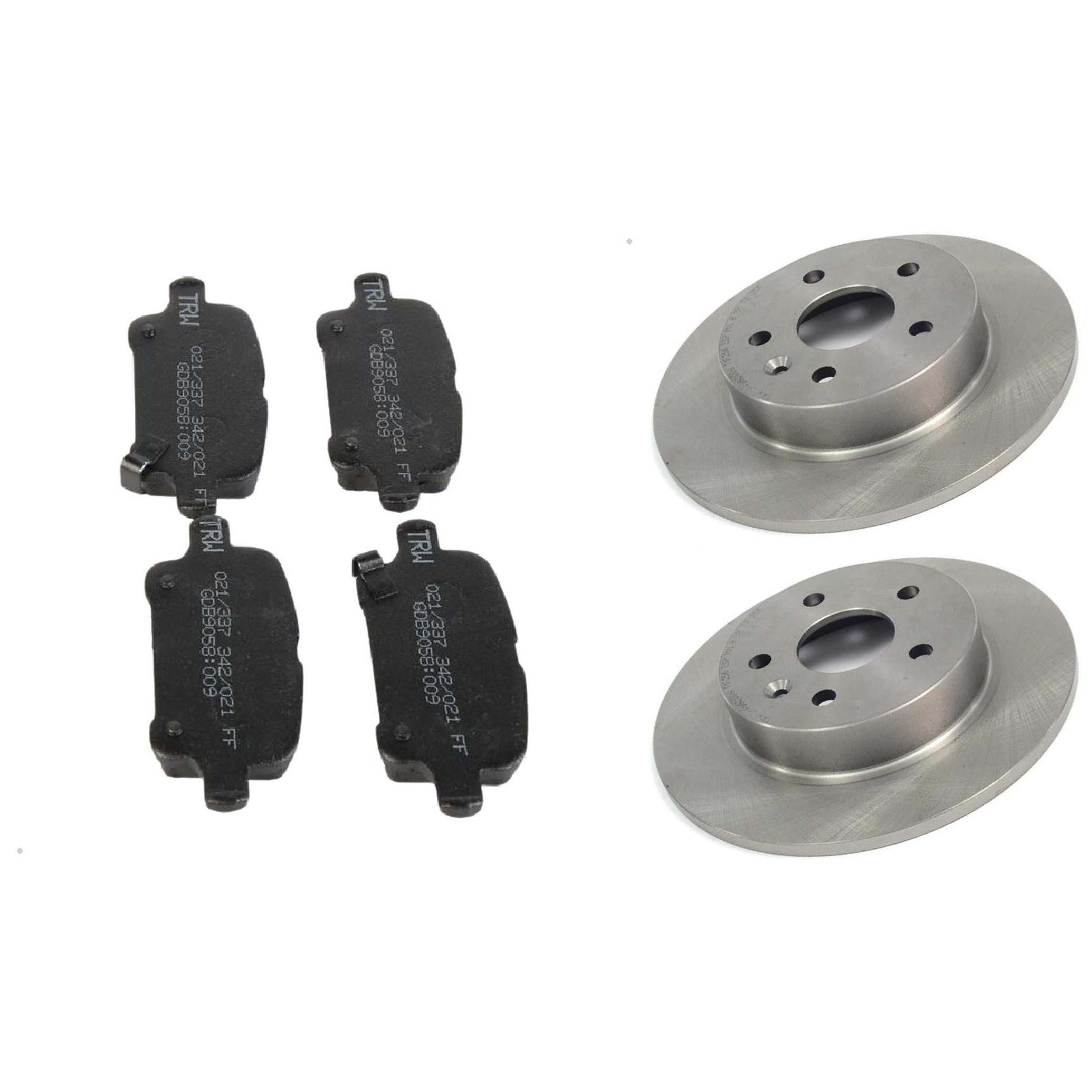 Kit Disco e Pastilha Traseira - TRW - GDB9058 - DF4962