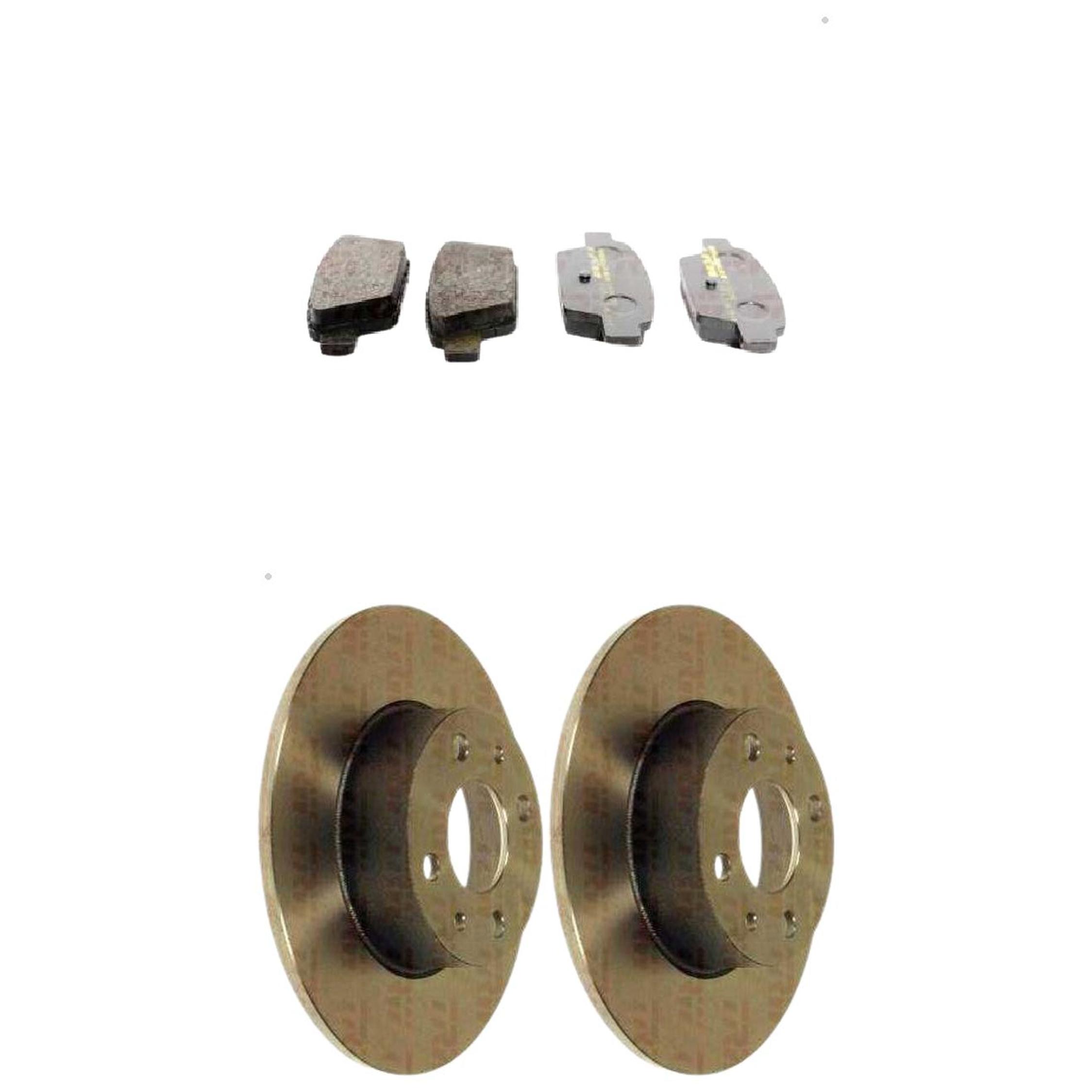 Kit Disco e Pastilha Traseira - TRW - RCPT07700 - RPDI00550