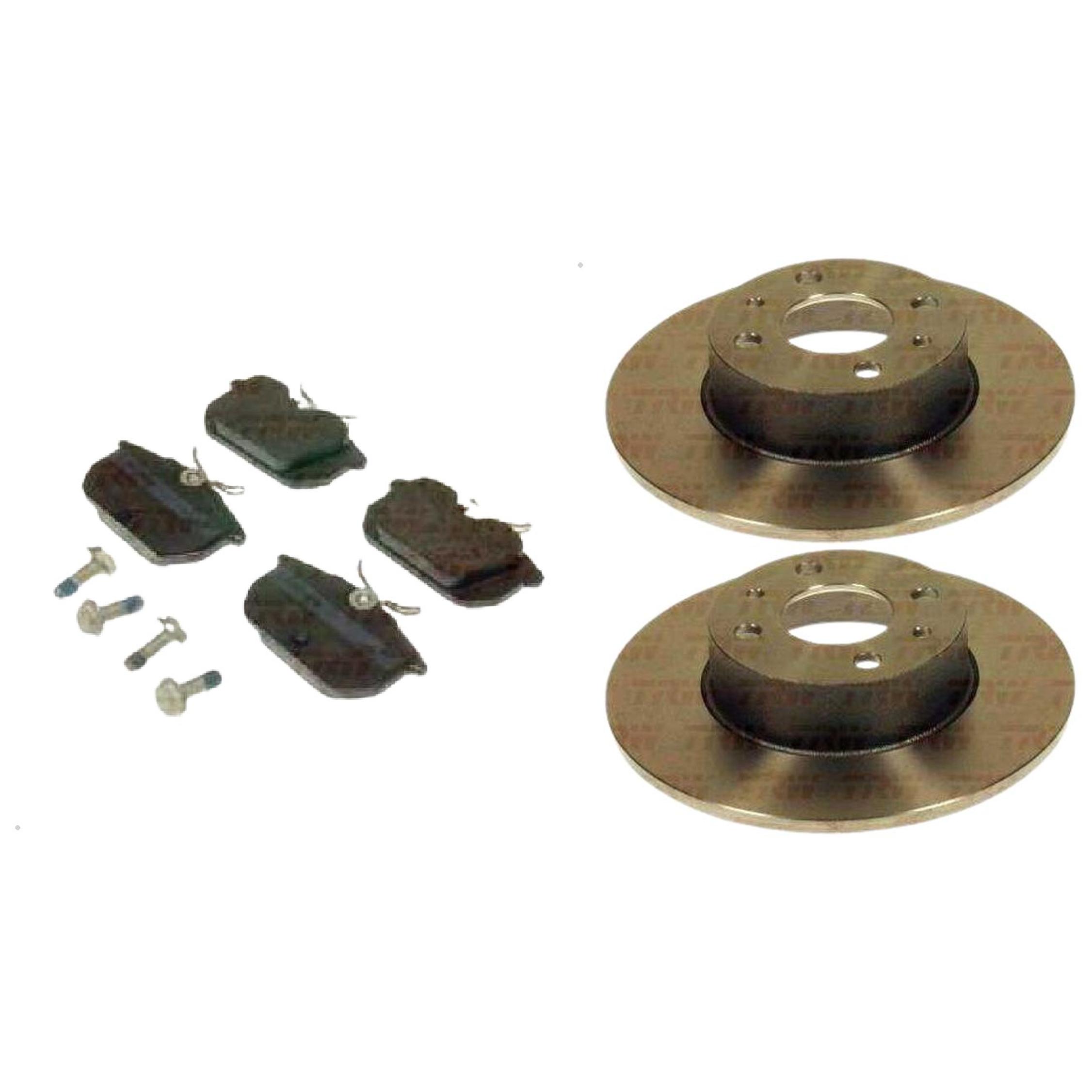 Kit Disco e Pastilha Traseira - TRW - RCPT00910 - RPDI00550