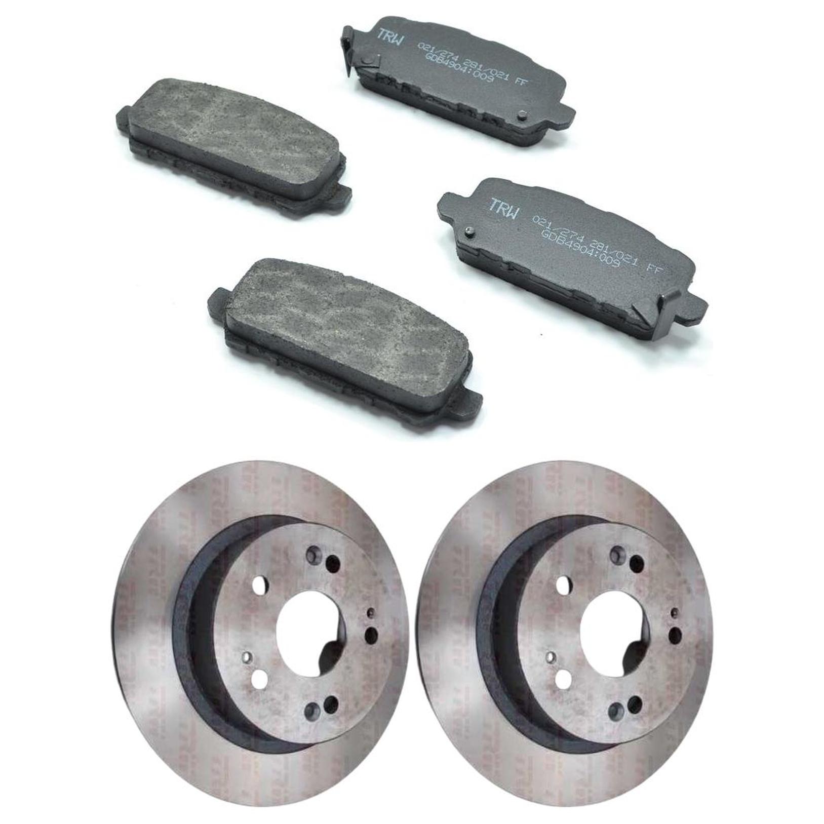 Kit Disco e Pastilha Traseira - TRW - GDB4904 - RPDI04600