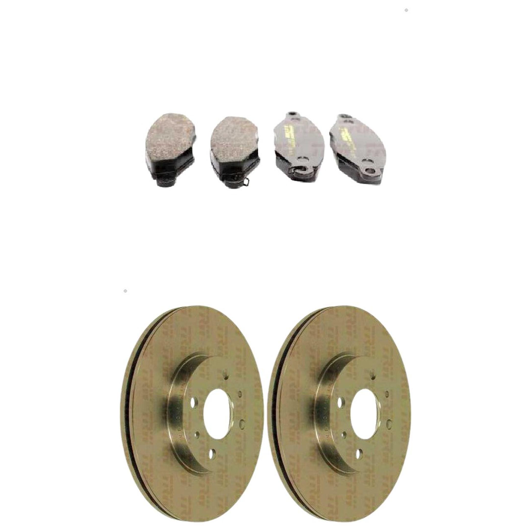 Kit Disco e Pastilha Dianteira - TRW - RCPT12830 - RCDI01040