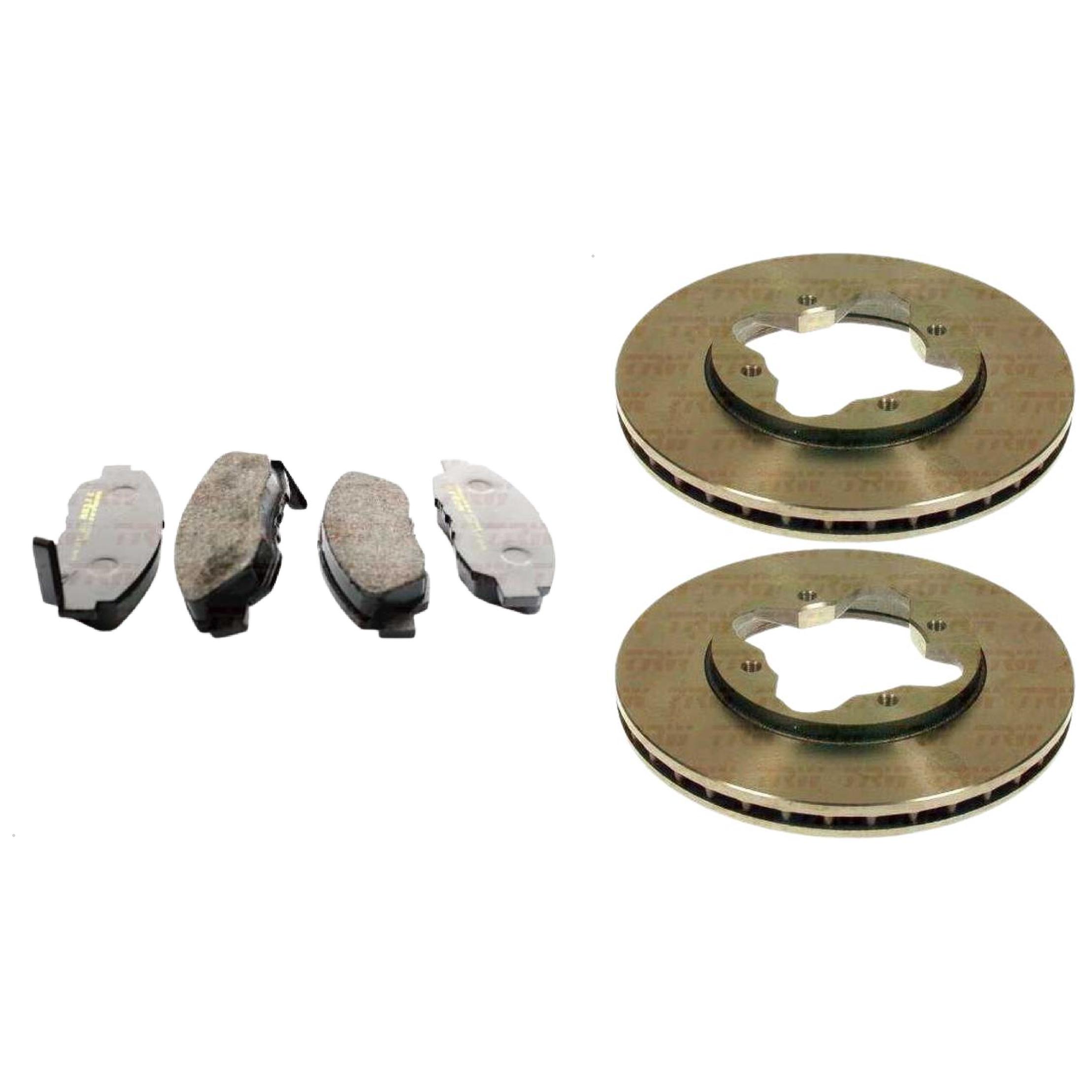 Kit Disco e Pastilha Dianteira - TRW - RCPT08080 - RCDI01280