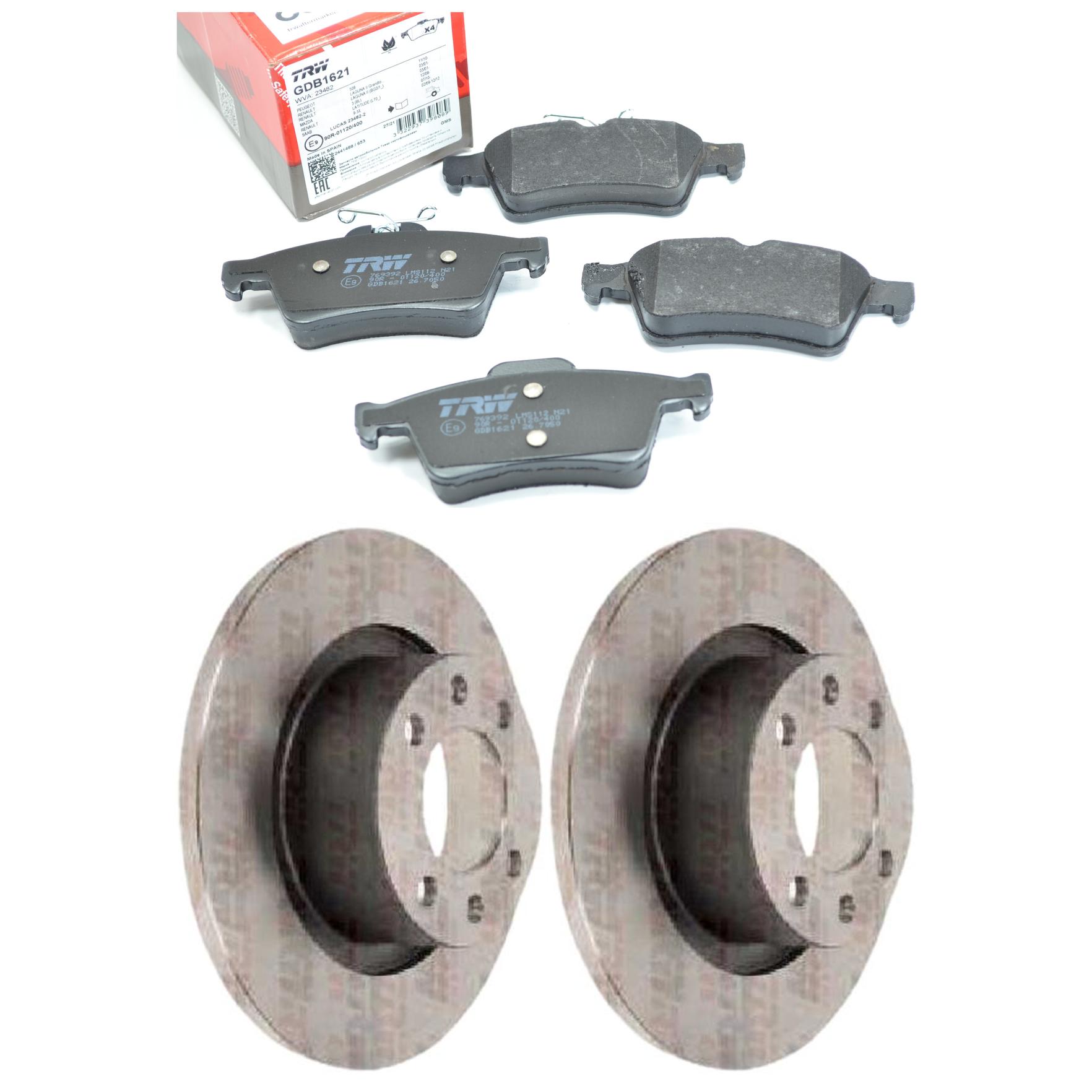 Kit Disco e Pastilha Traseira - TRW - GDB1621 - RPDI01920