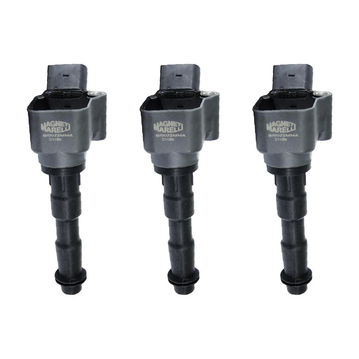 Kit 3 Bobina Ignição - Magneti Marelli - BI0072MMA