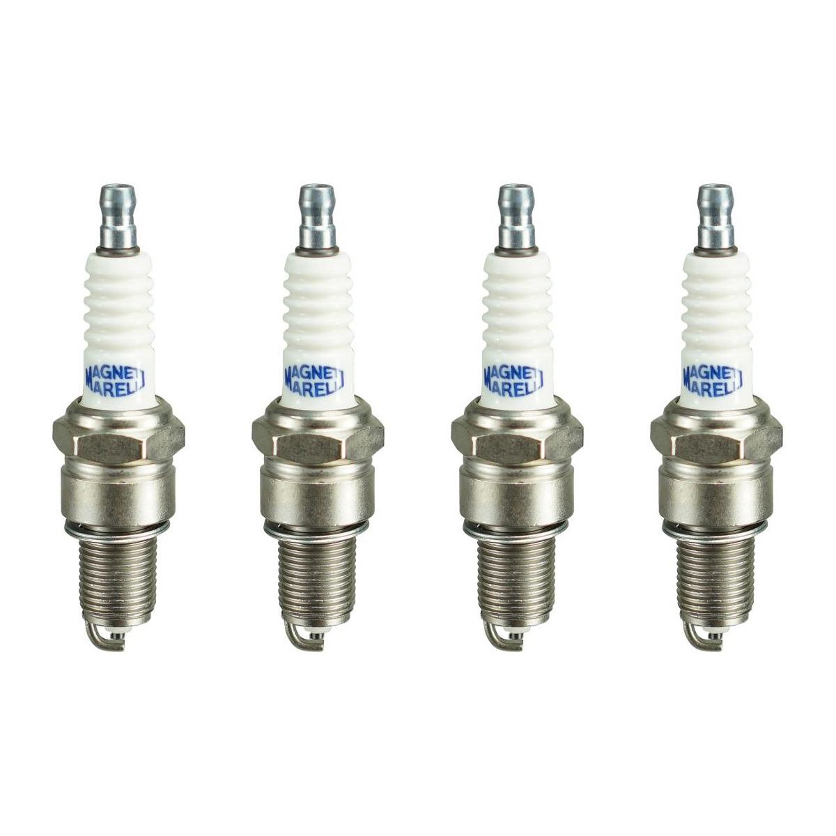 Kit 4 Vela Ignição V-Form - Magneti Marelli - F5RFMM