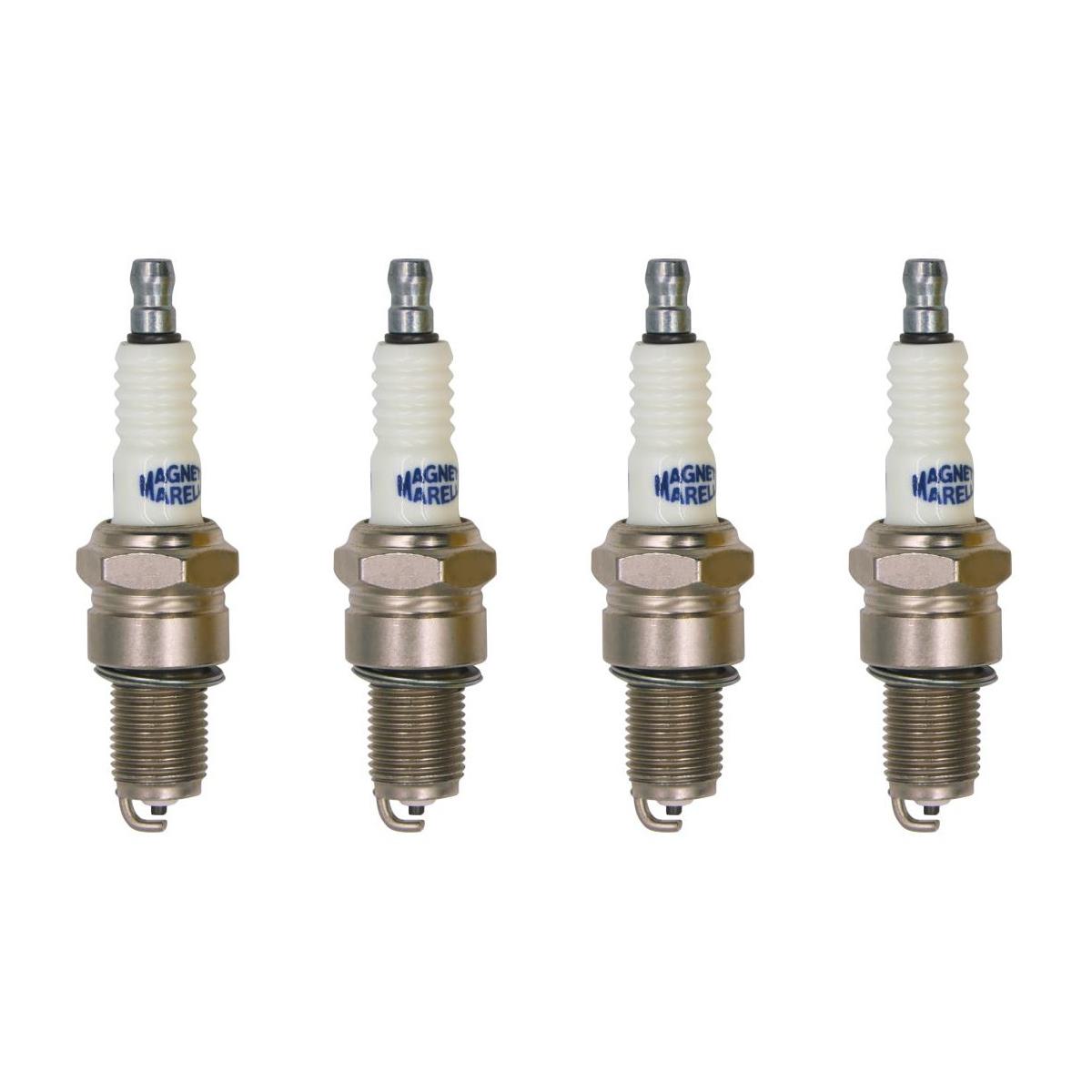 Kit 4 Vela Ignição V-Form - Magneti Marelli - F7RFMM