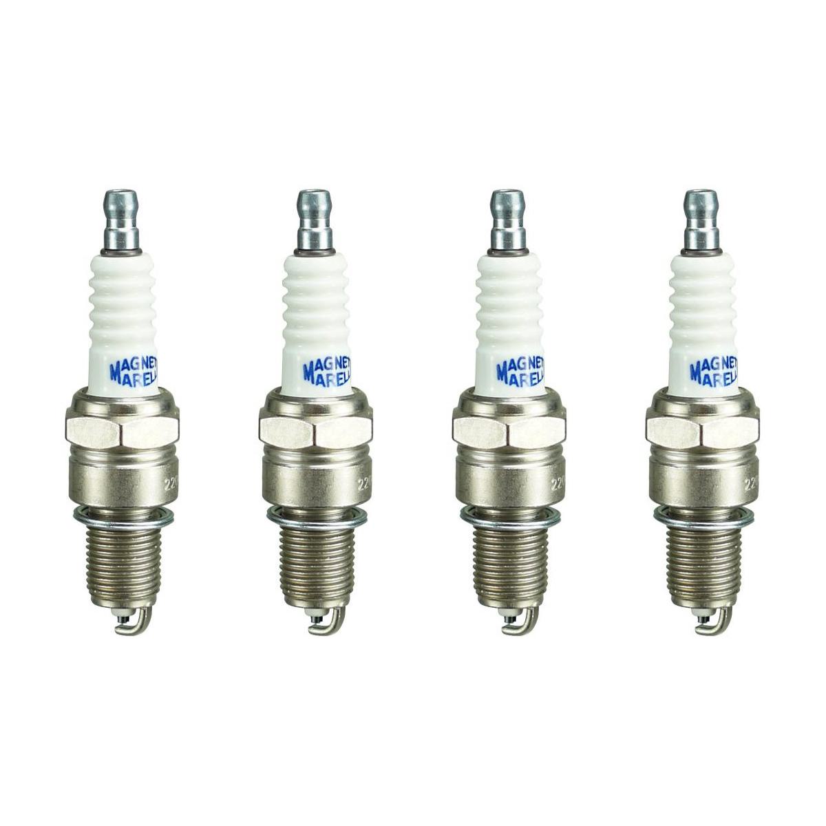 Kit 4 Vela Ignição V-Form - Magneti Marelli - F6RFMM