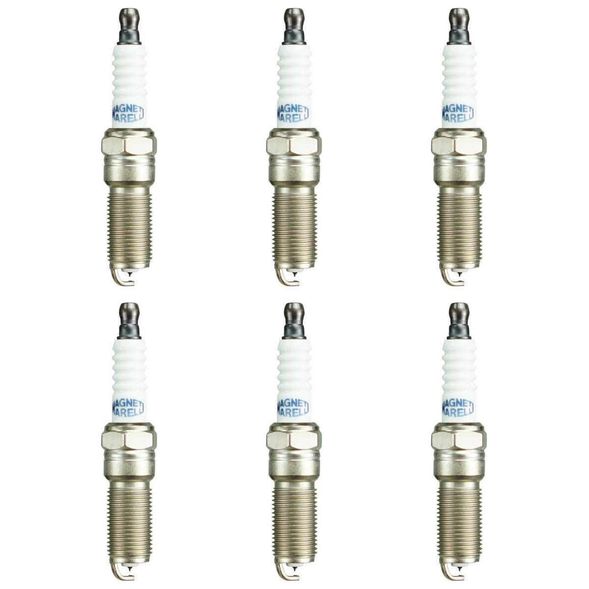Kit 6 Vela Ignição Platinum-Iridium - Magneti Marelli - QH5RTIPMM-13