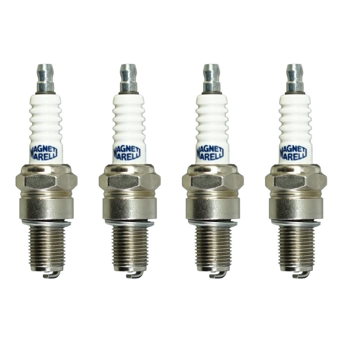 Kit 4 Vela Ignição Resistiva - Magneti Marelli - F6RCMM