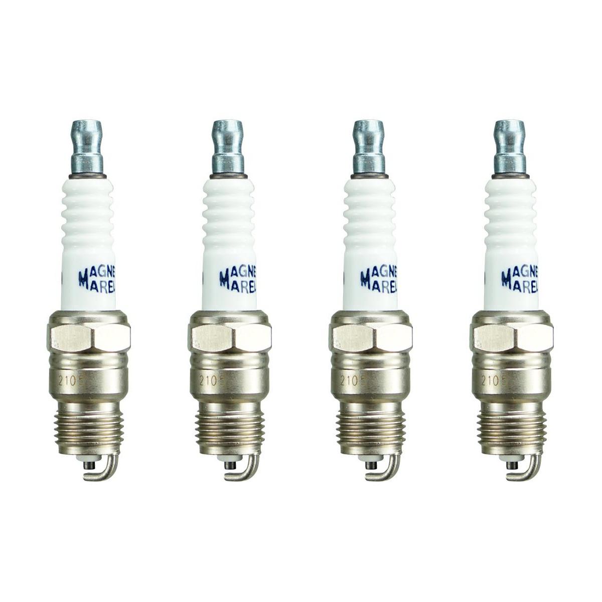 Kit 4 Vela Ignição Standard - Magneti Marelli - P6TCMM