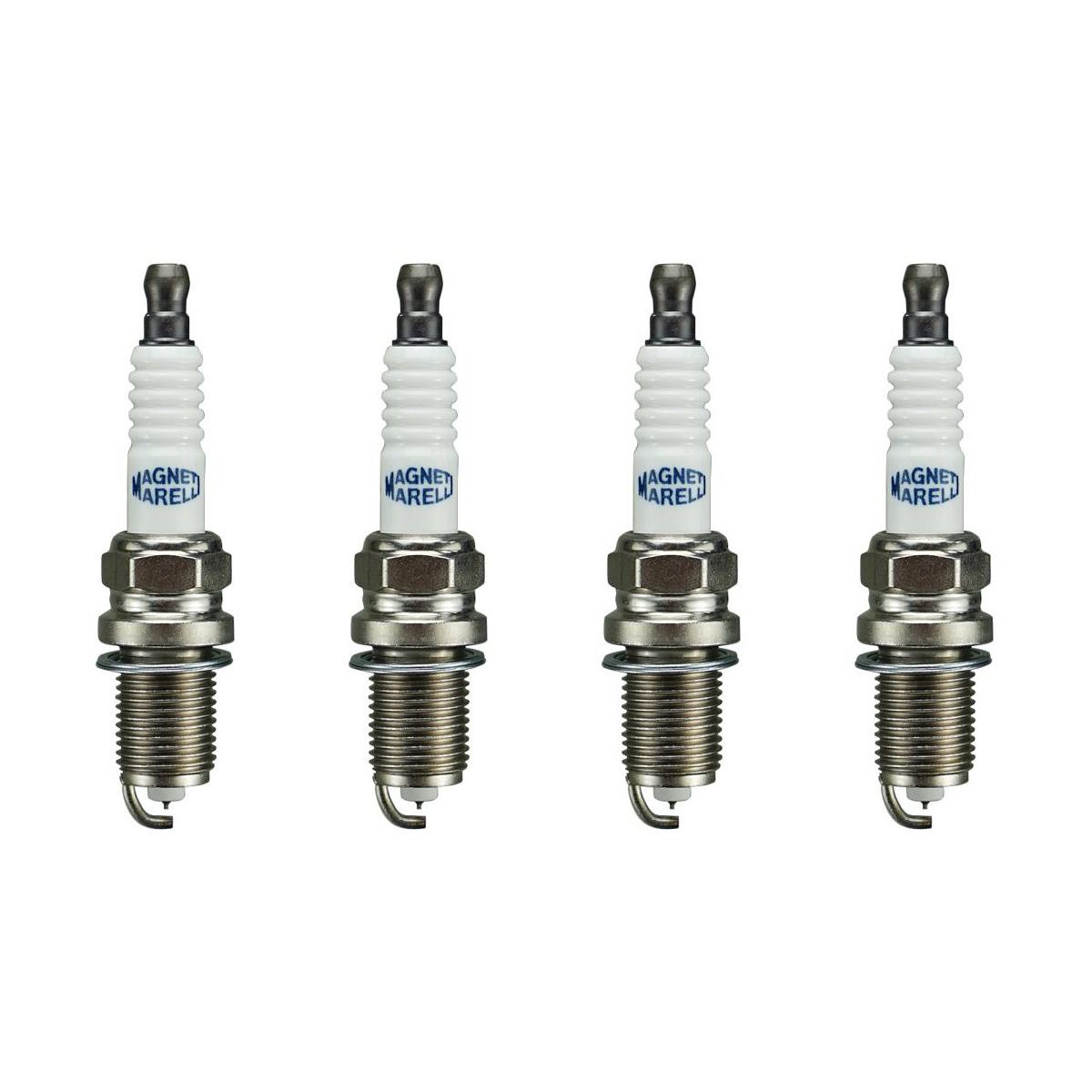 Kit 4 Vela Ignição Platinum-Iridium - Magneti Marelli - K6RTIPMM-11