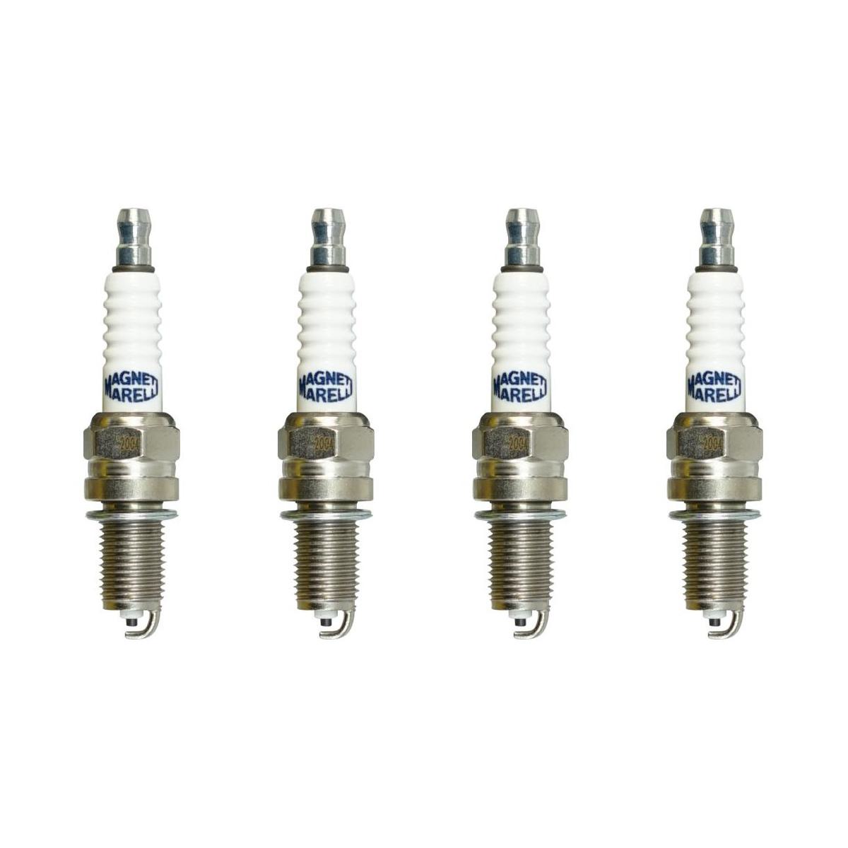 Kit 4 Vela Ignição Resistiva - Magneti Marelli - DK8RTCMM-10